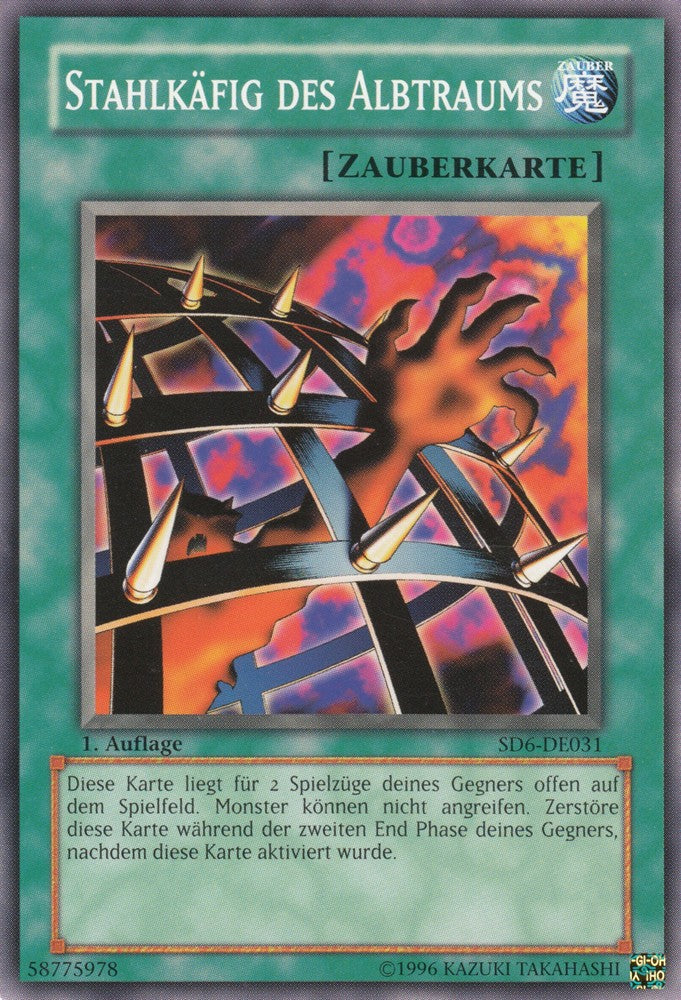 Stahlkäfig des Albtraums - SD6-DE031 - Common - Deutsch - 1. Auflage - Structure Deck: Warrior's Triumph - Yugioh