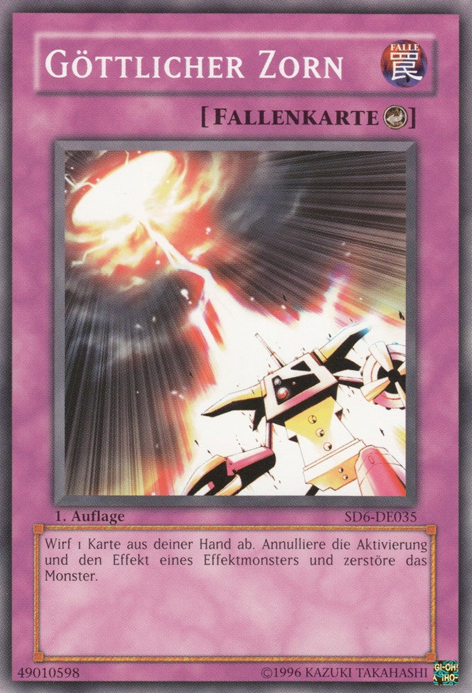 Göttlicher Zorn - SD6-DE035 - Common - Deutsch - 1. Auflage - Structure Deck: Warrior's Triumph - Yugioh