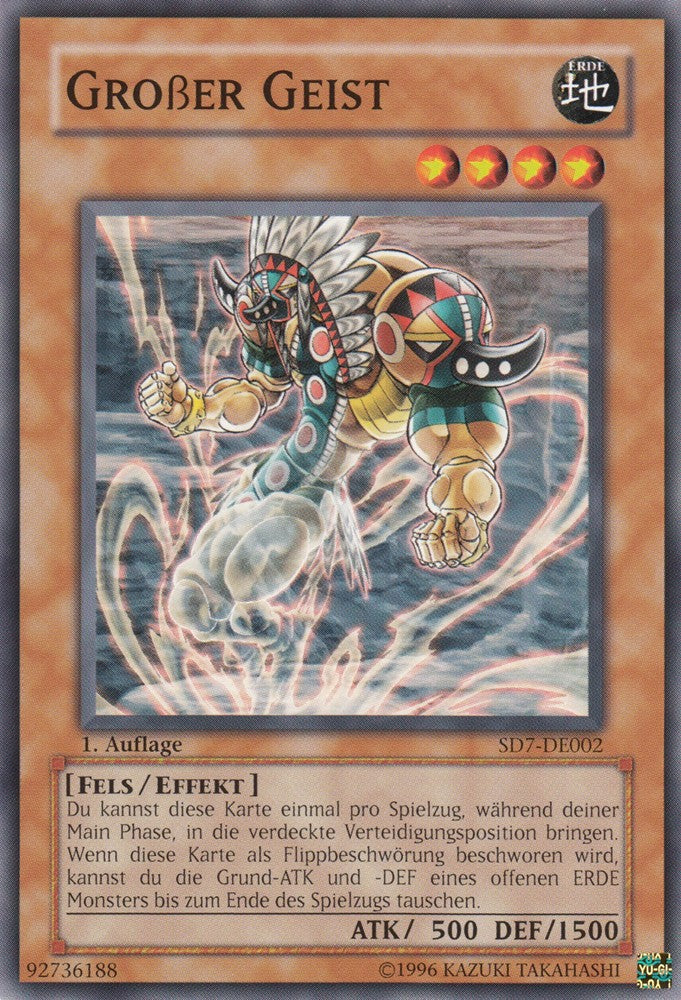 Großer Geist - SD7-DE002 - Common - Deutsch - 1. Auflage - Structure Deck: Invincible Fortress - Yugioh