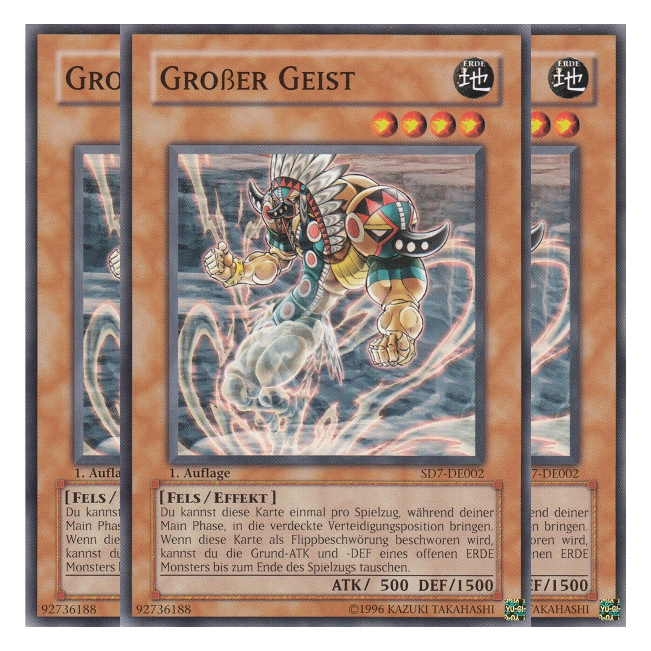Großer Geist - SD7-DE002 - Common - Deutsch - 1. Auflage - Structure Deck: Invincible Fortress - Playset (3 Kopien)