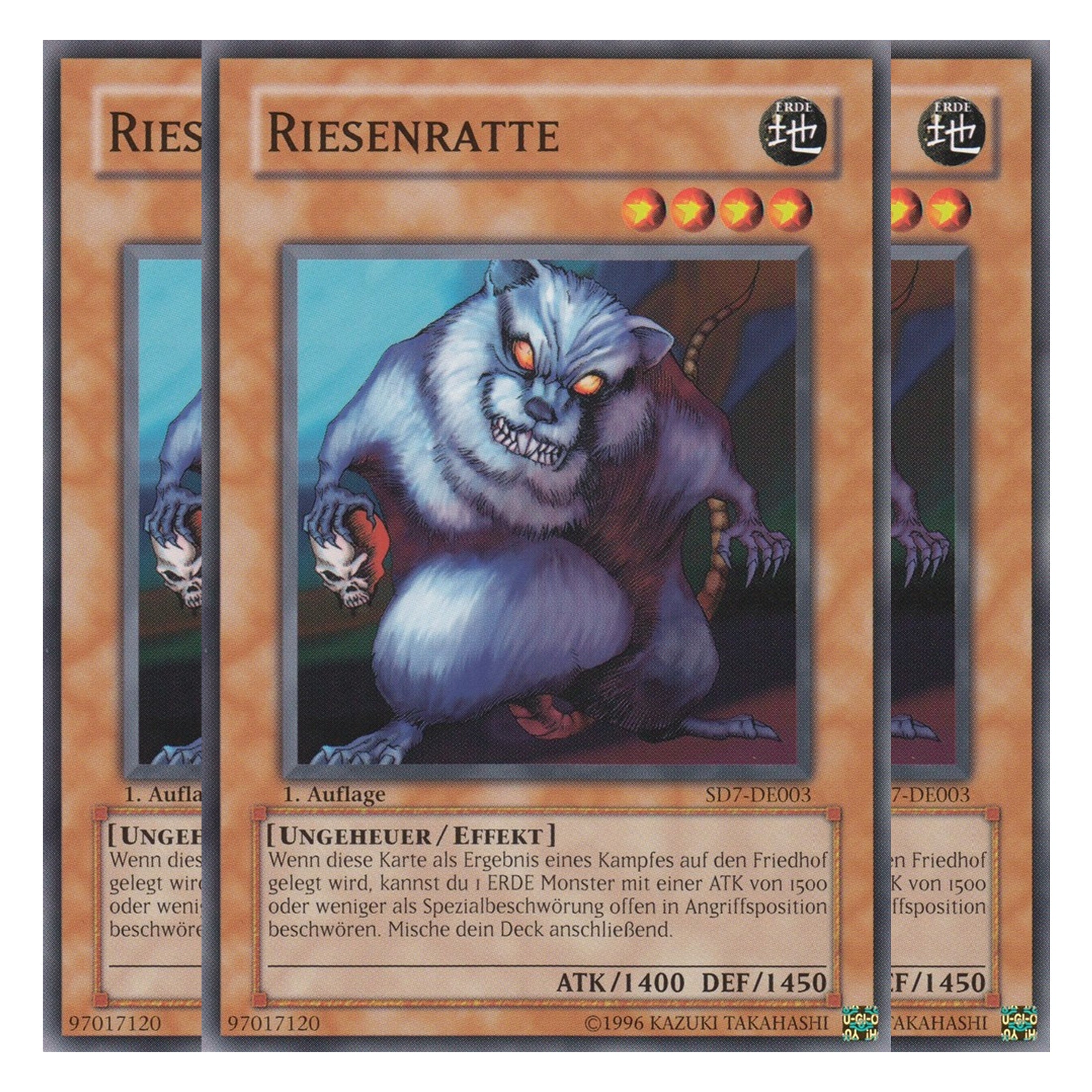 Riesenratte - SD7-DE003 - Common - Deutsch - 1. Auflage - Structure Deck: Invincible Fortress - Playset (3 Kopien)