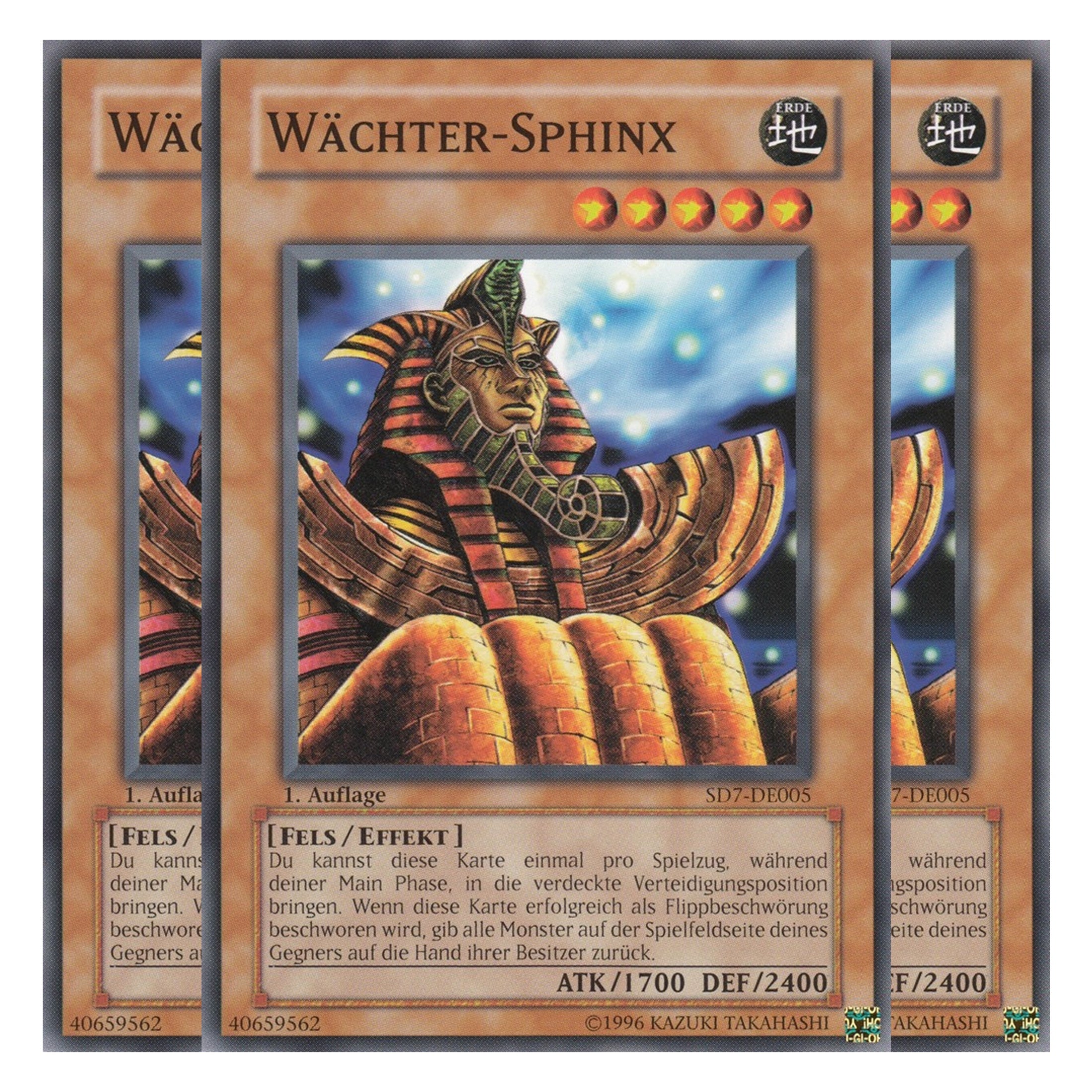 Wächter-Sphinx - SD7-DE005 - Common - Deutsch - 1. Auflage - Structure Deck: Invincible Fortress - Playset (3 Kopien)