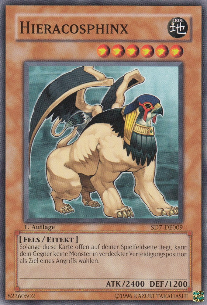 Hieracosphinx - SD7-DE009 - Common - Deutsch - 1. Auflage - Structure Deck: Invincible Fortress - Yugioh