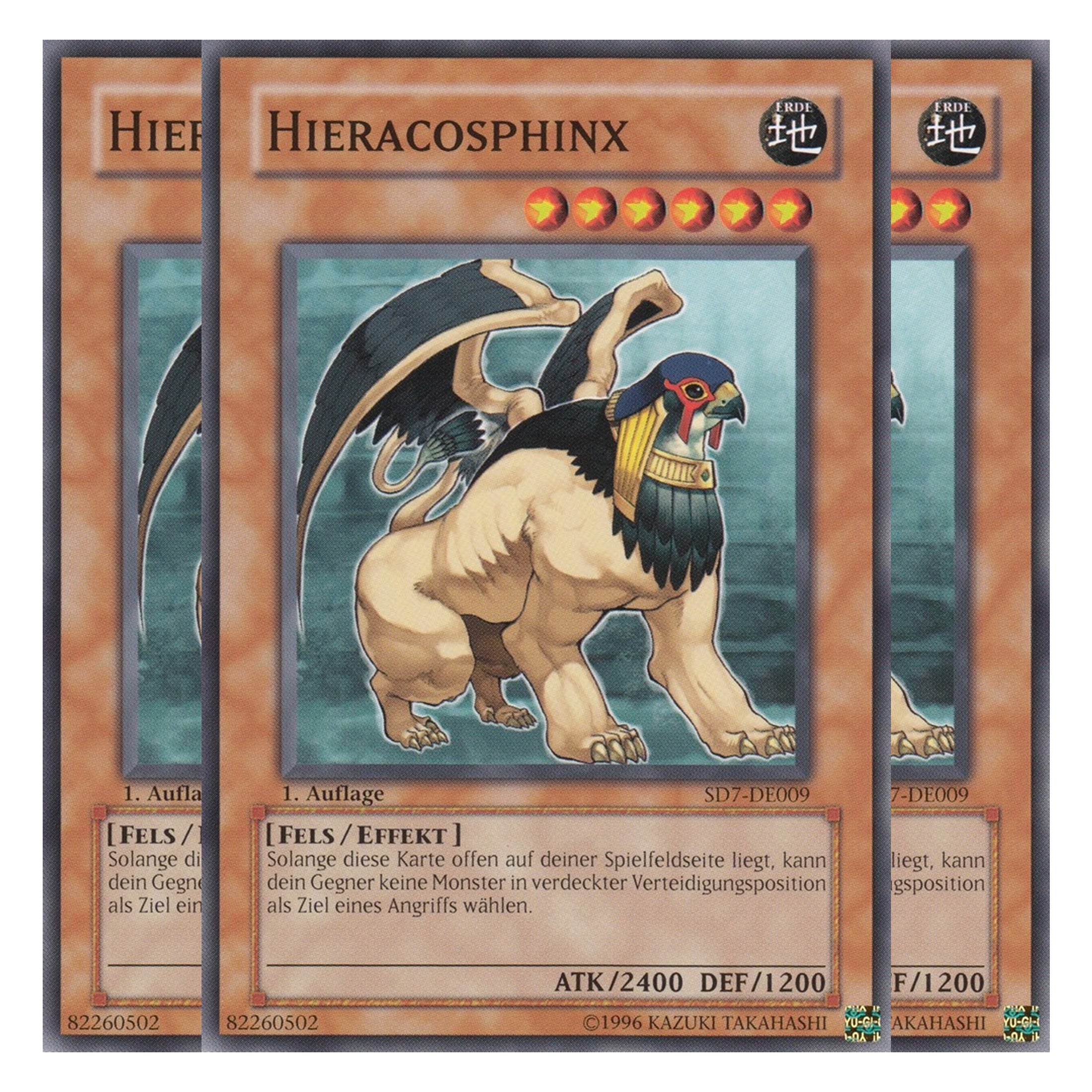 Hieracosphinx - SD7-DE009 - Common - Deutsch - 1. Auflage - Structure Deck: Invincible Fortress - Playset (3 Kopien)