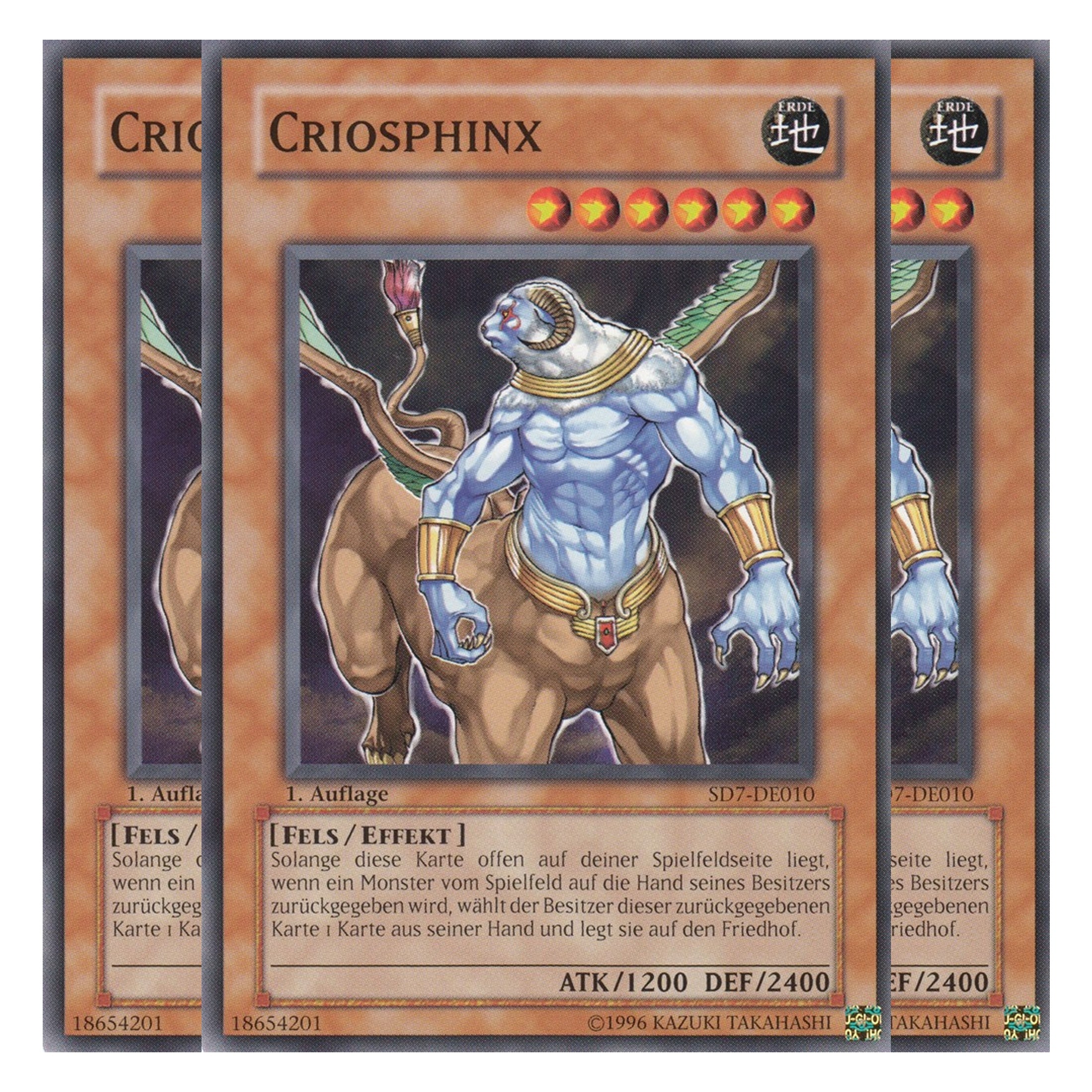 Criosphinx - SD7-DE010 - Common - Deutsch - 1. Auflage - Structure Deck: Invincible Fortress - Playset (3 Kopien)