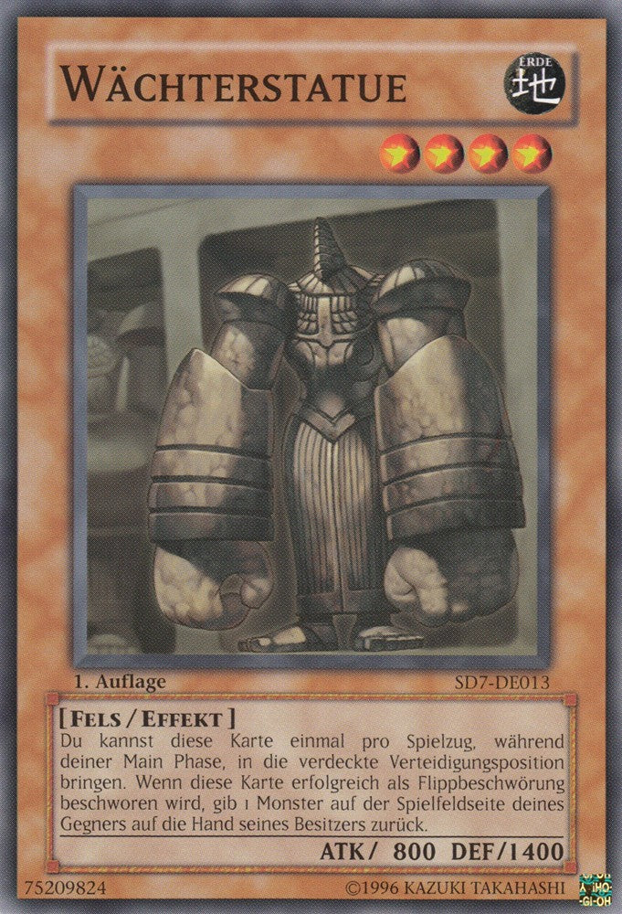Wächterstatue - SD7-DE013 - Common - Deutsch - 1. Auflage - Structure Deck: Invincible Fortress - Yugioh