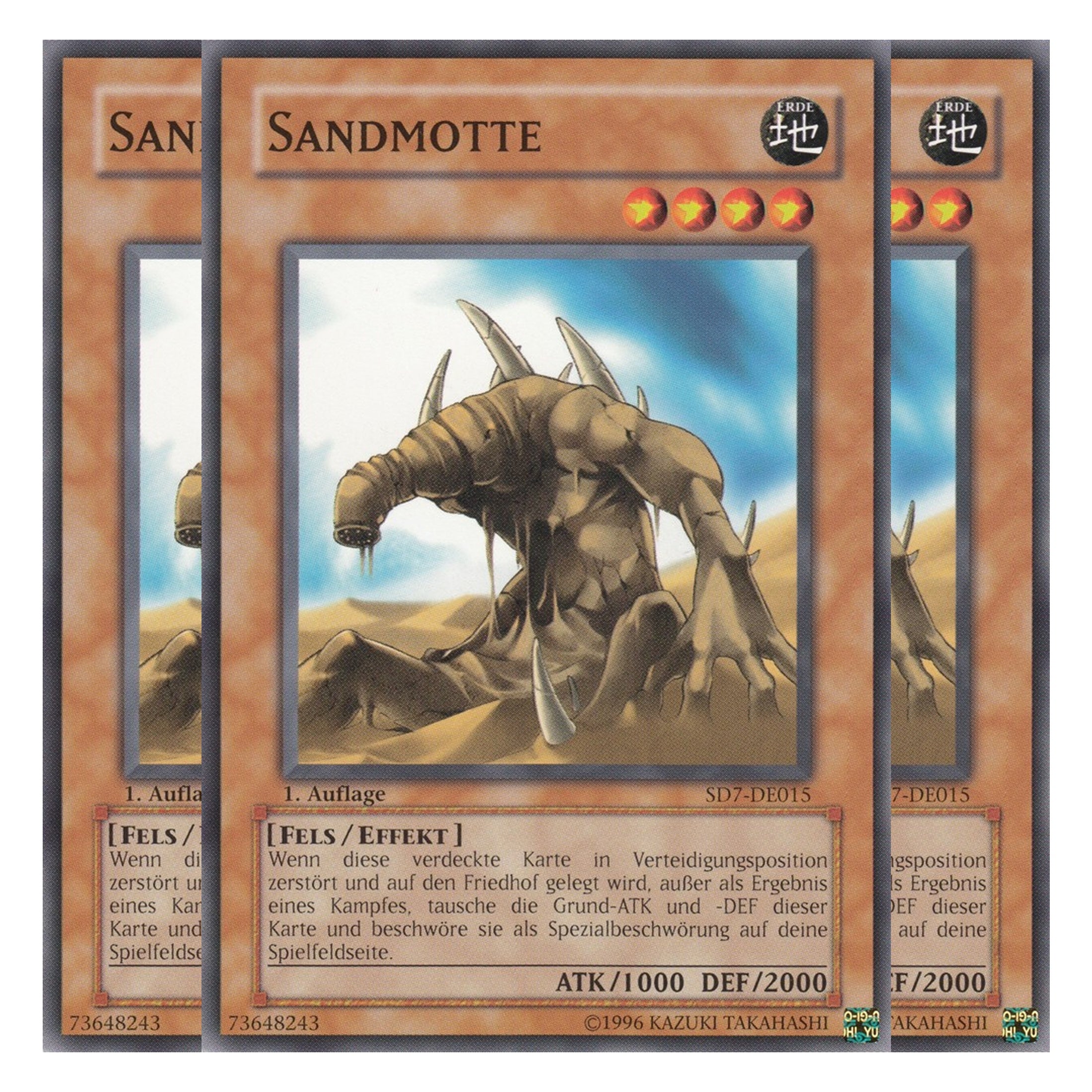 Sandmotte - SD7-DE015 - Common - Deutsch - 1. Auflage - Structure Deck: Invincible Fortress - Playset (3 Kopien)