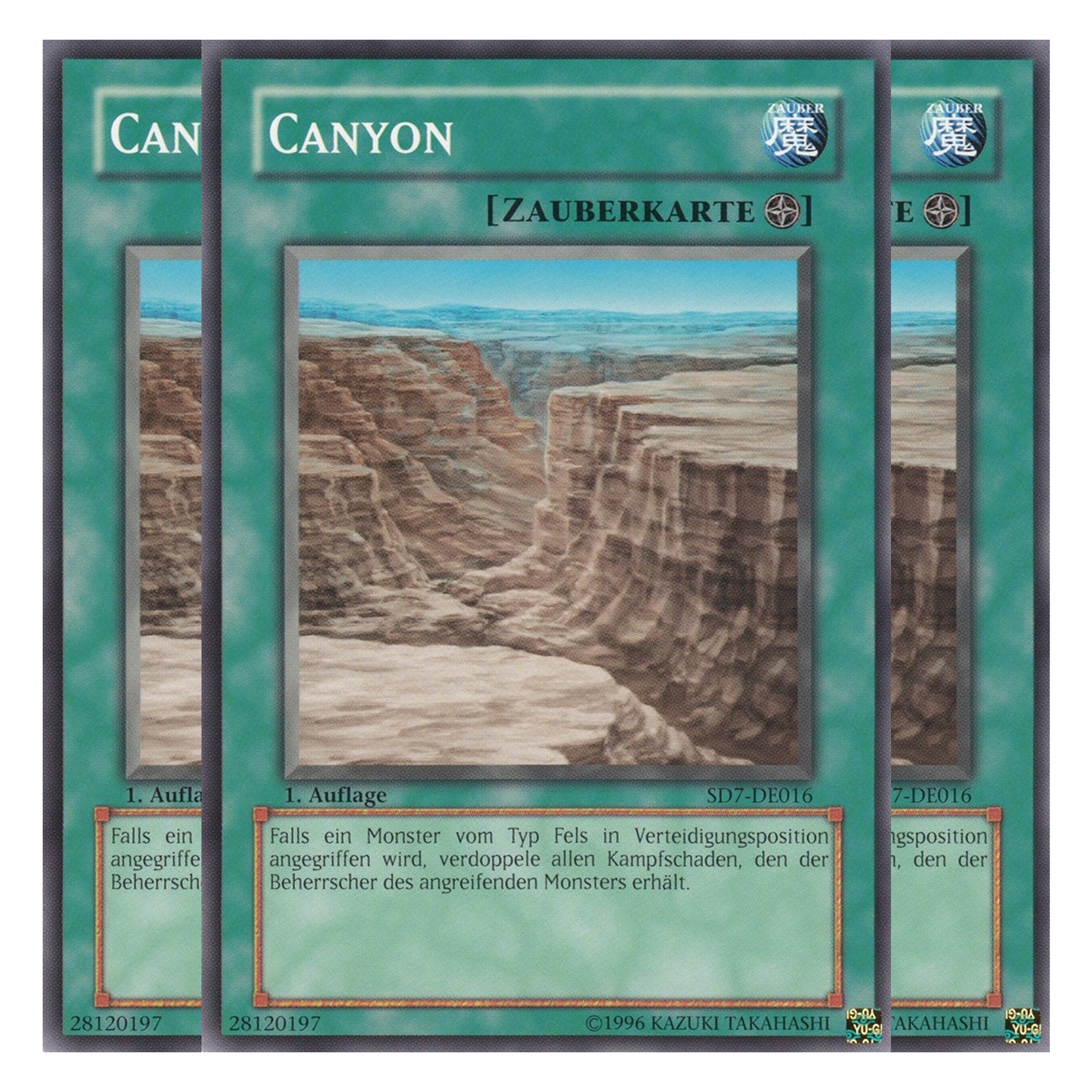 Canyon - SD7-DE016 - Common - Deutsch - 1. Auflage - Structure Deck: Invincible Fortress - Playset (3 Kopien)