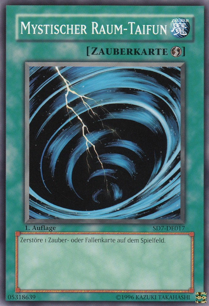 Mystischer Raum-Taifun - SD7-DE017 - Common - Deutsch - 1. Auflage - Structure Deck: Invincible Fortress - Yugioh