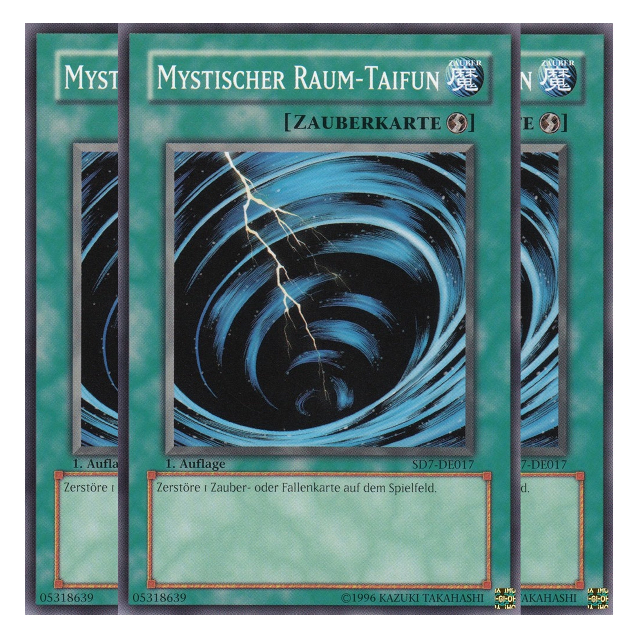 Mystischer Raum-Taifun - SD7-DE017 - Common - Deutsch - 1. Auflage - Structure Deck: Invincible Fortress - Playset (3 Kopien)