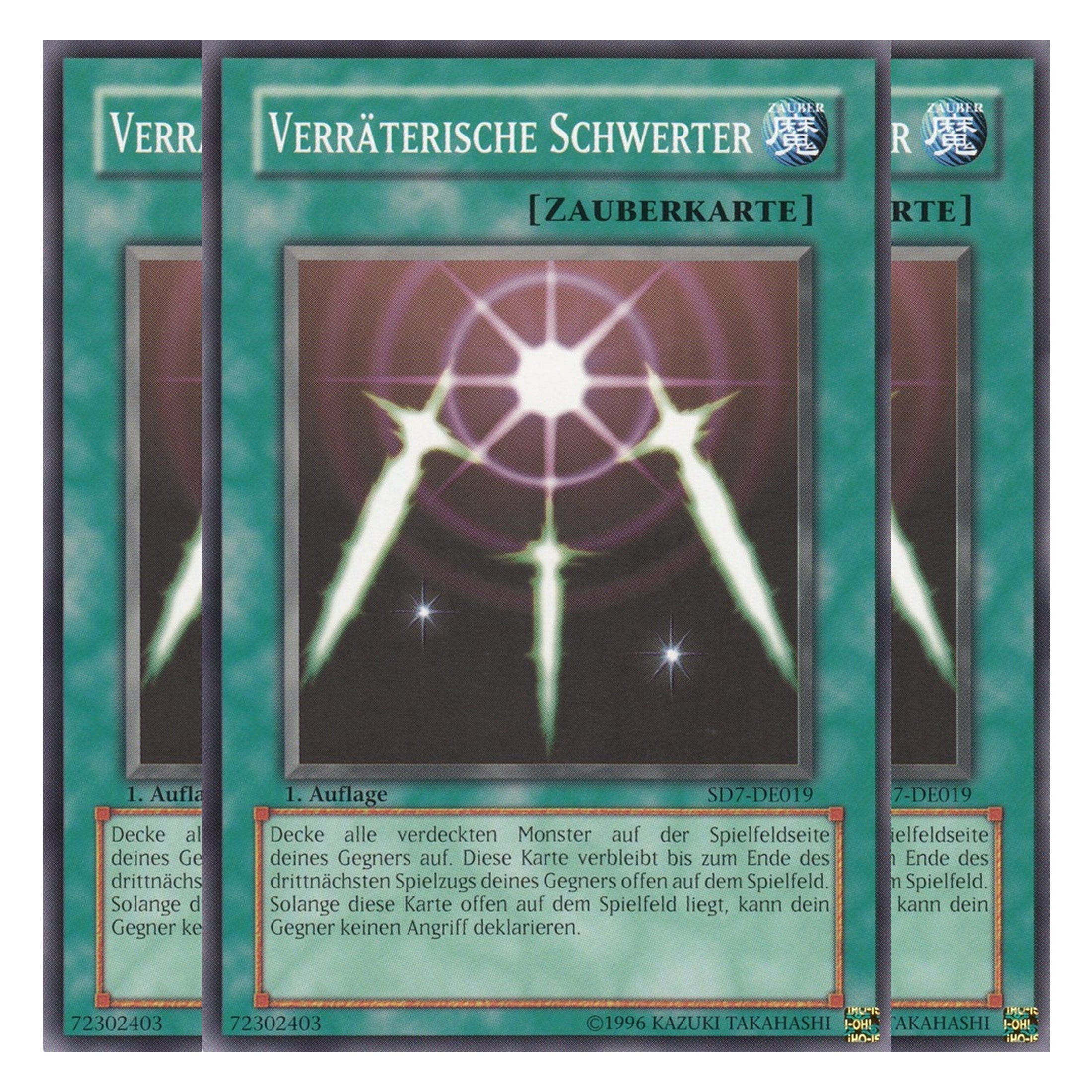 Verräterische Schwerter - SD7-DE019 - Common - Deutsch - 1. Auflage - Structure Deck: Invincible Fortress - Playset (3 Kopien)