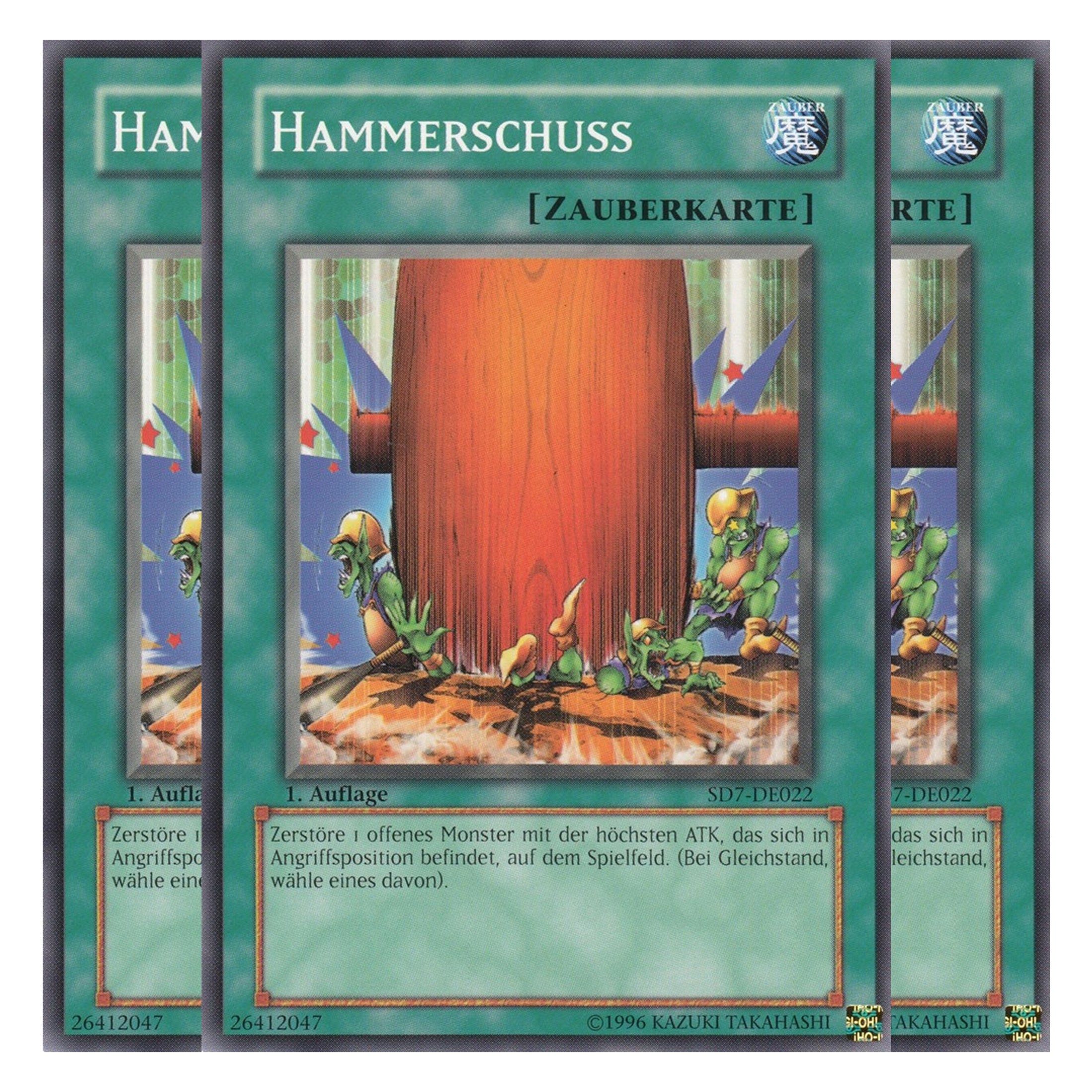 Hammerschuss - SD7-DE022 - Common - Deutsch - 1. Auflage - Structure Deck: Invincible Fortress - Playset (3 Kopien)