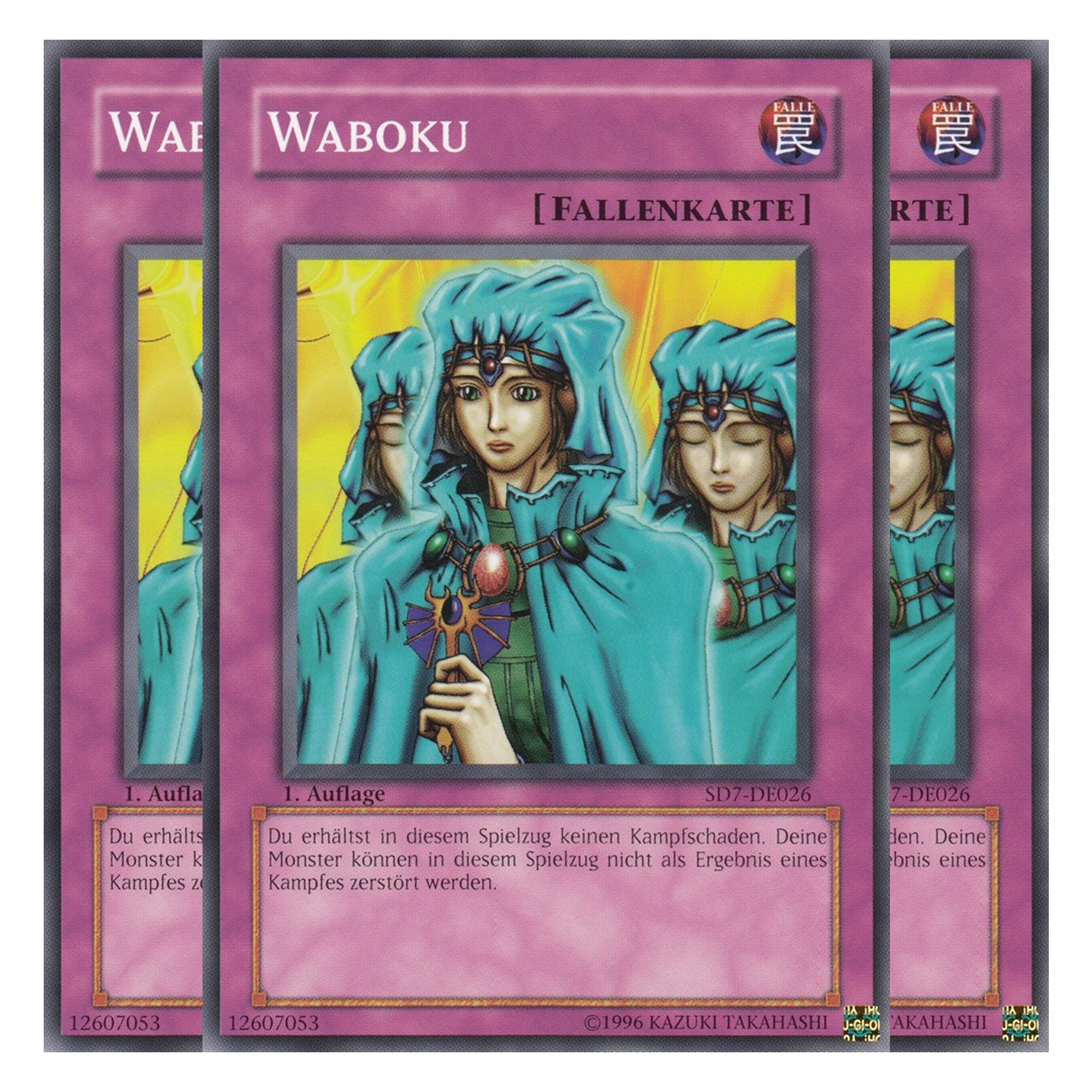 Waboku - SD7-DE026 - Common - Deutsch - 1. Auflage - Structure Deck: Invincible Fortress - Playset (3 Kopien)