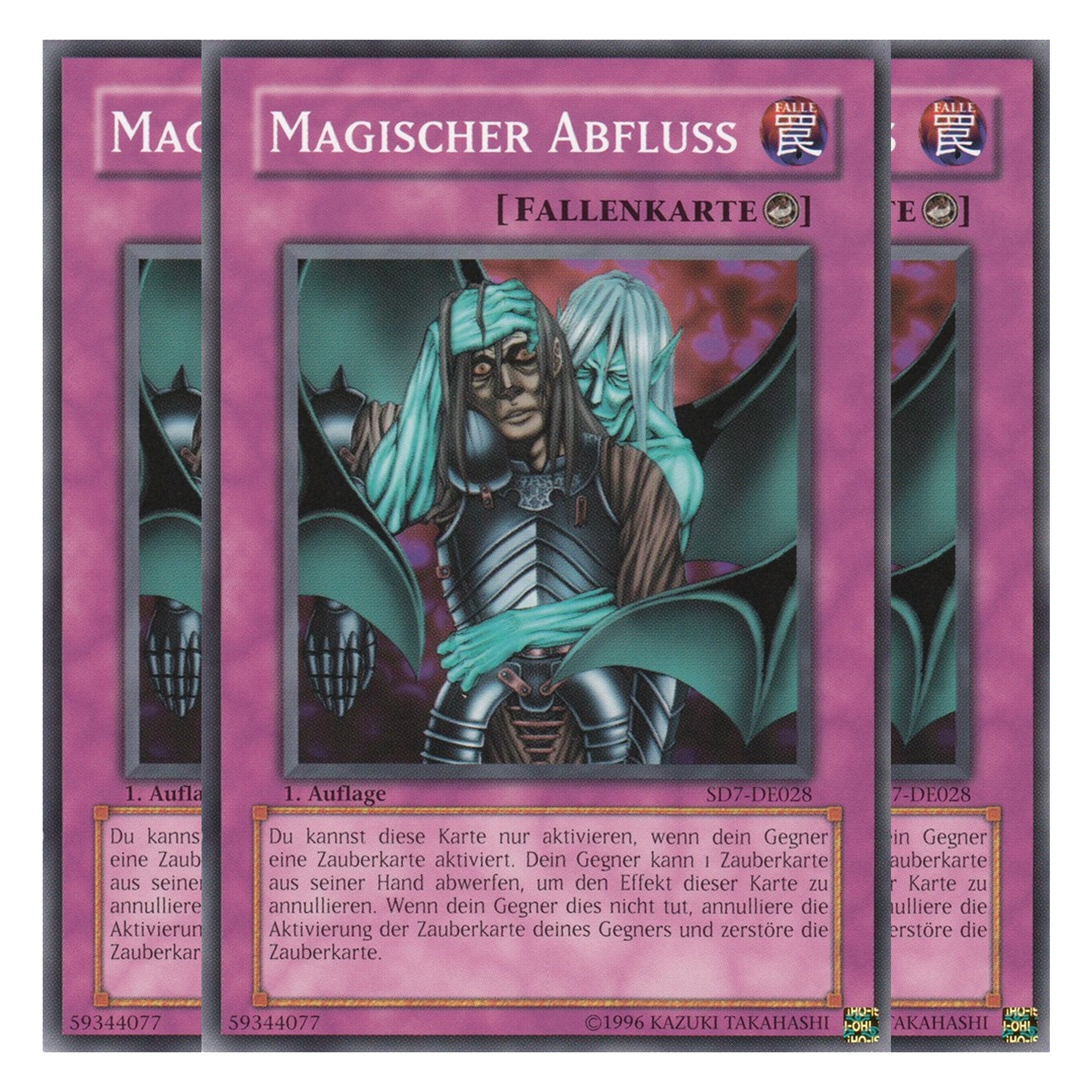 Magischer Abfluss - SD7-DE028 - Common - Deutsch - 1. Auflage - Structure Deck: Invincible Fortress - Playset (3 Kopien)