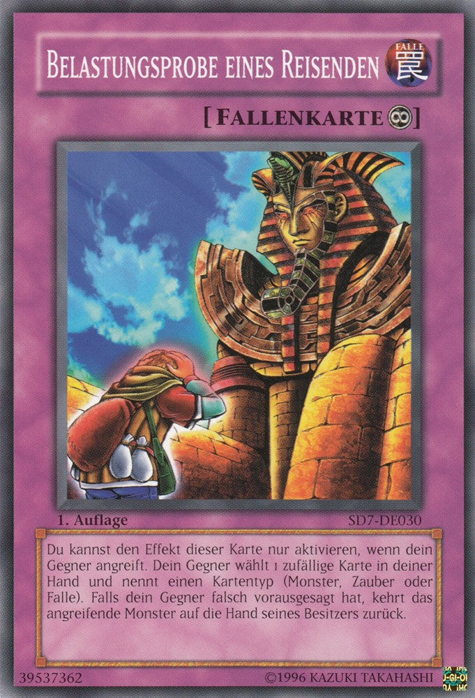 Belastungsprobe eines Reisenden - SD7-DE030 - Common - Deutsch - 1. Auflage - Structure Deck: Invincible Fortress - Yugioh