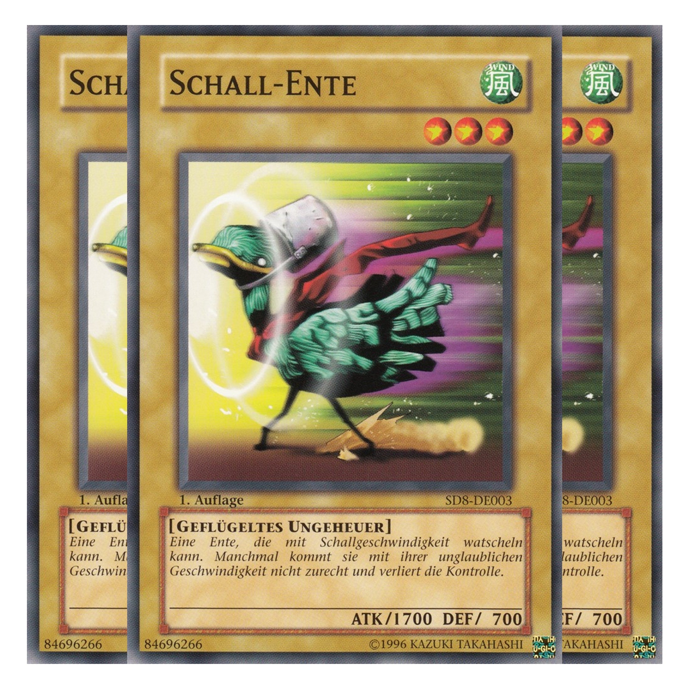 Schall-Ente - SD8-DE003 - Common - Deutsch - 1. Auflage - Structure Deck: Lord of the Storm - Playset (3 Kopien)