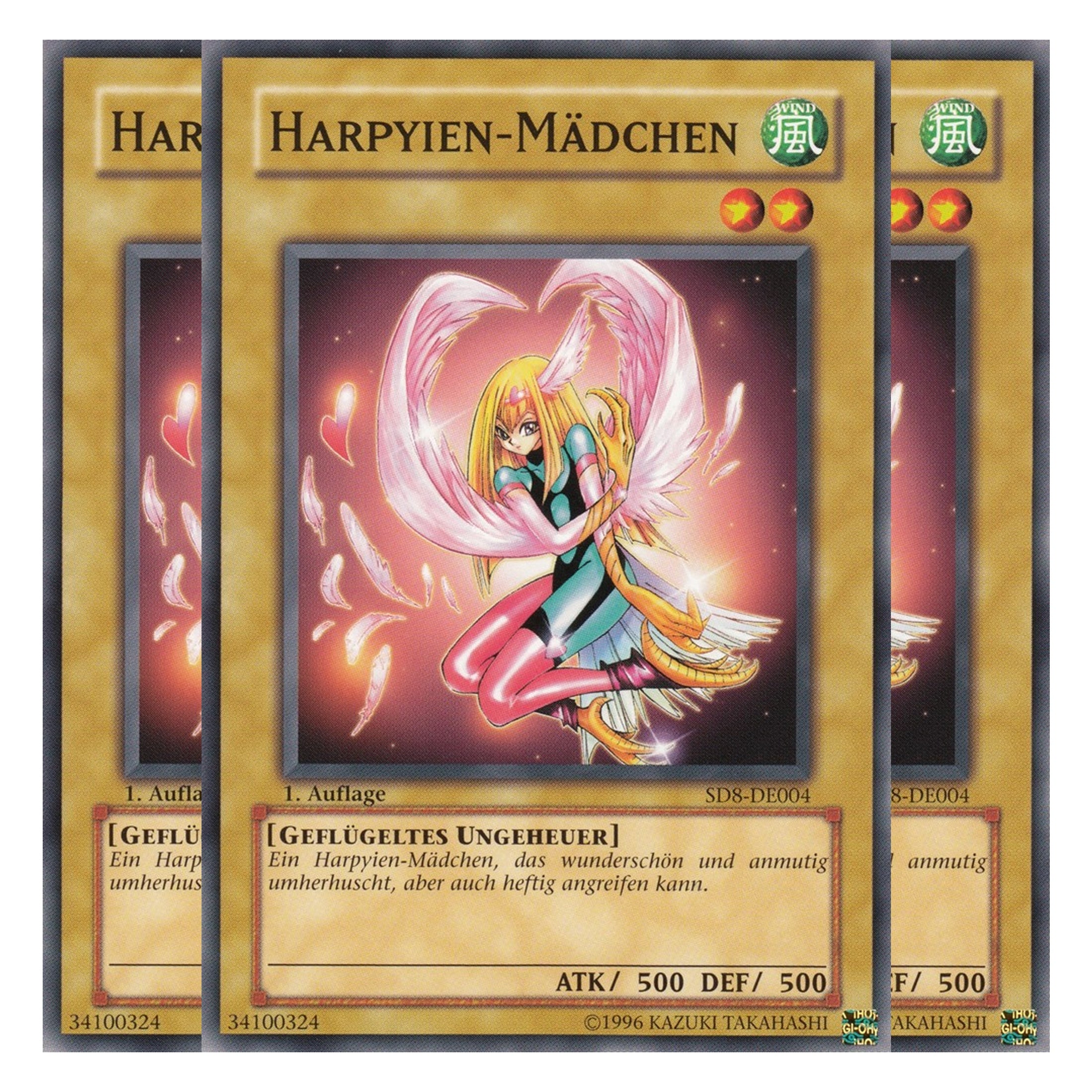 Harpyien-Mädchen - SD8-DE004 - Common - Deutsch - 1. Auflage - Structure Deck: Lord of the Storm - Playset (3 Kopien)