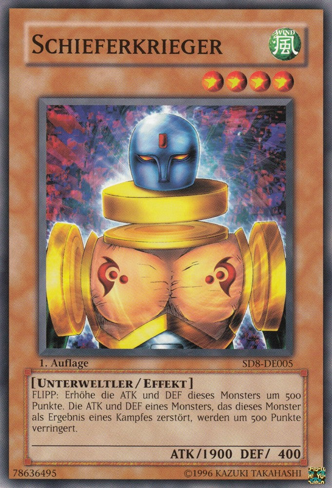 Schieferkrieger - SD8-DE005 - Common - Deutsch - 1. Auflage - Structure Deck: Lord of the Storm - Yugioh