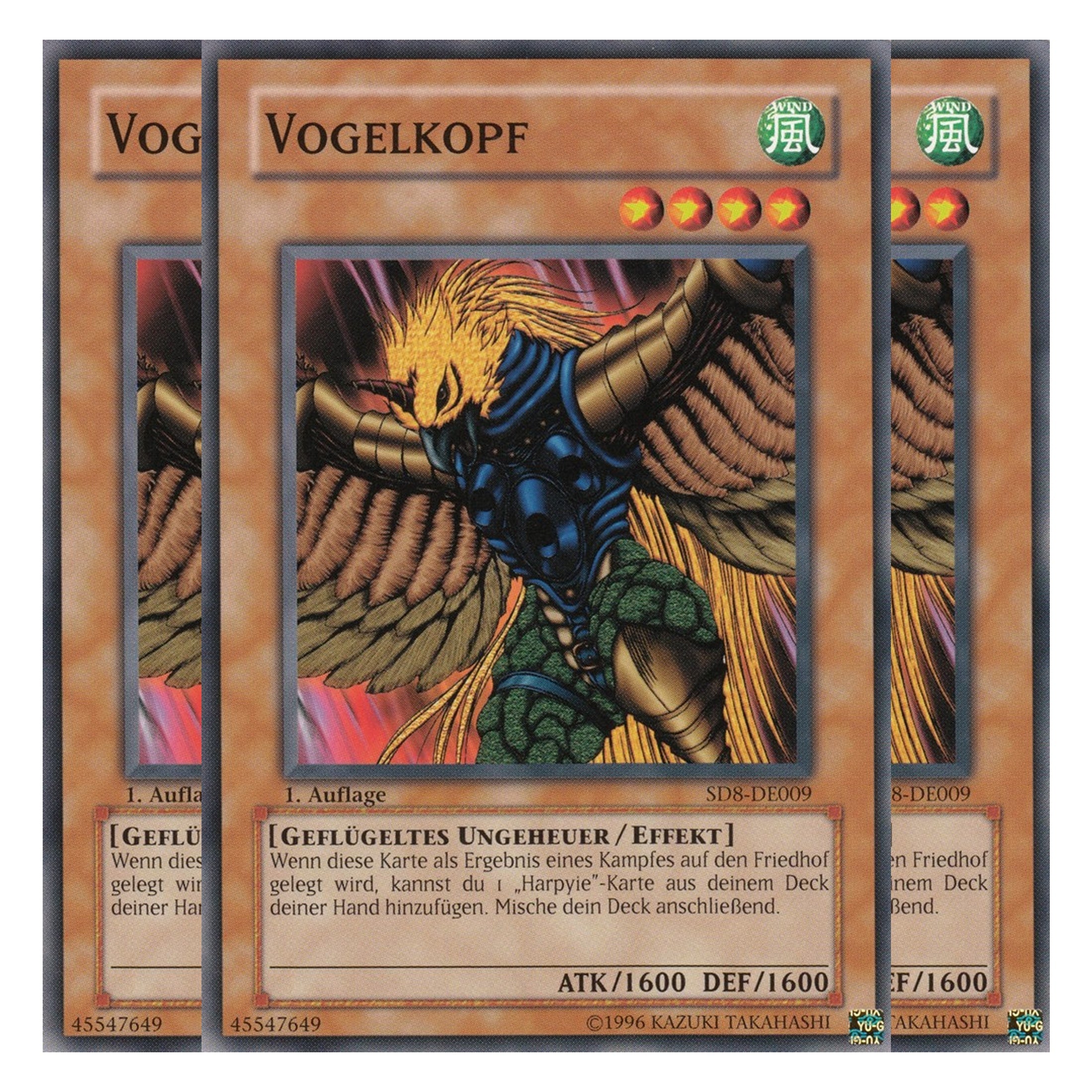 Vogelkopf - SD8-DE009 - Common - Deutsch - 1. Auflage - Structure Deck: Lord of the Storm - Playset (3 Kopien)