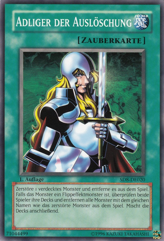 Adliger der Auslöschung - SD8-DE020 - Common - Deutsch - 1. Auflage - Structure Deck: Lord of the Storm - Yugioh