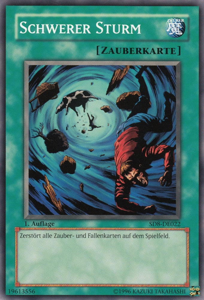 Schwerer Sturm - SD8-DE022 - Common - Deutsch - 1. Auflage - Structure Deck: Lord of the Storm - Yugioh