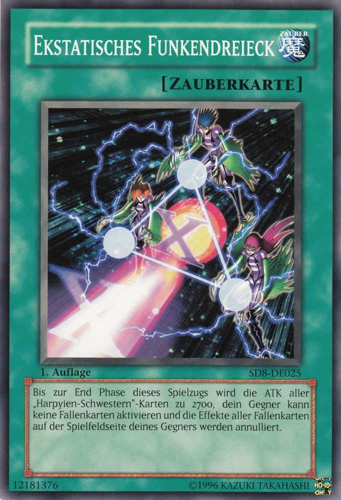 Ekstatisches Funkendreieck - SD8-DE025 - Common - Deutsch - 1. Auflage - Structure Deck: Lord of the Storm - Yugioh