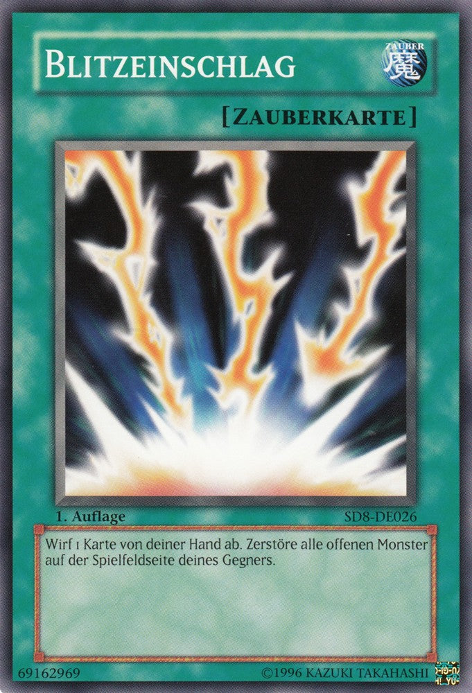 Blitzeinschlag - SD8-DE026 - Common - Deutsch - 1. Auflage - Structure Deck: Lord of the Storm - Yugioh