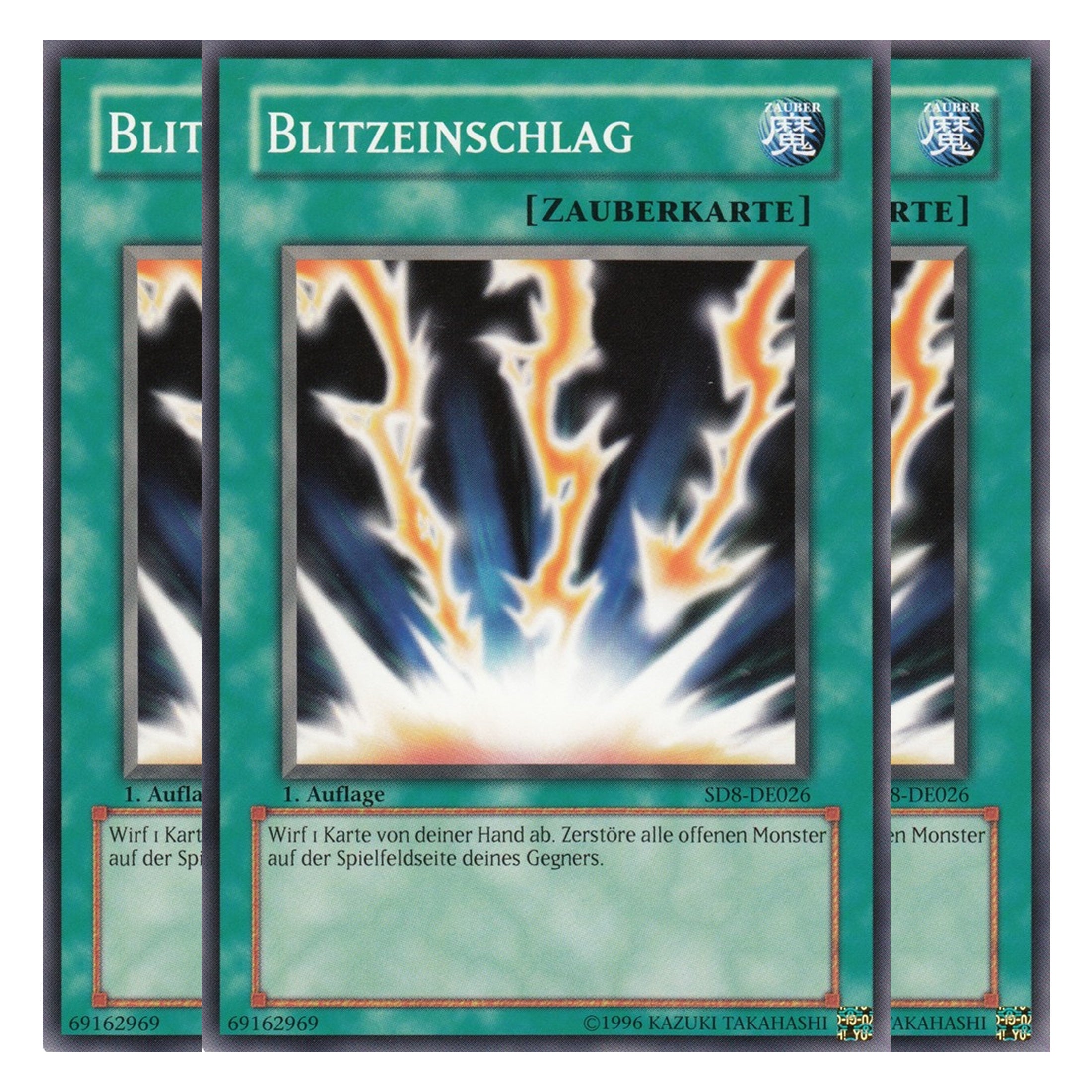 Blitzeinschlag - SD8-DE026 - Common - Deutsch - 1. Auflage - Structure Deck: Lord of the Storm - Playset (3 Kopien)