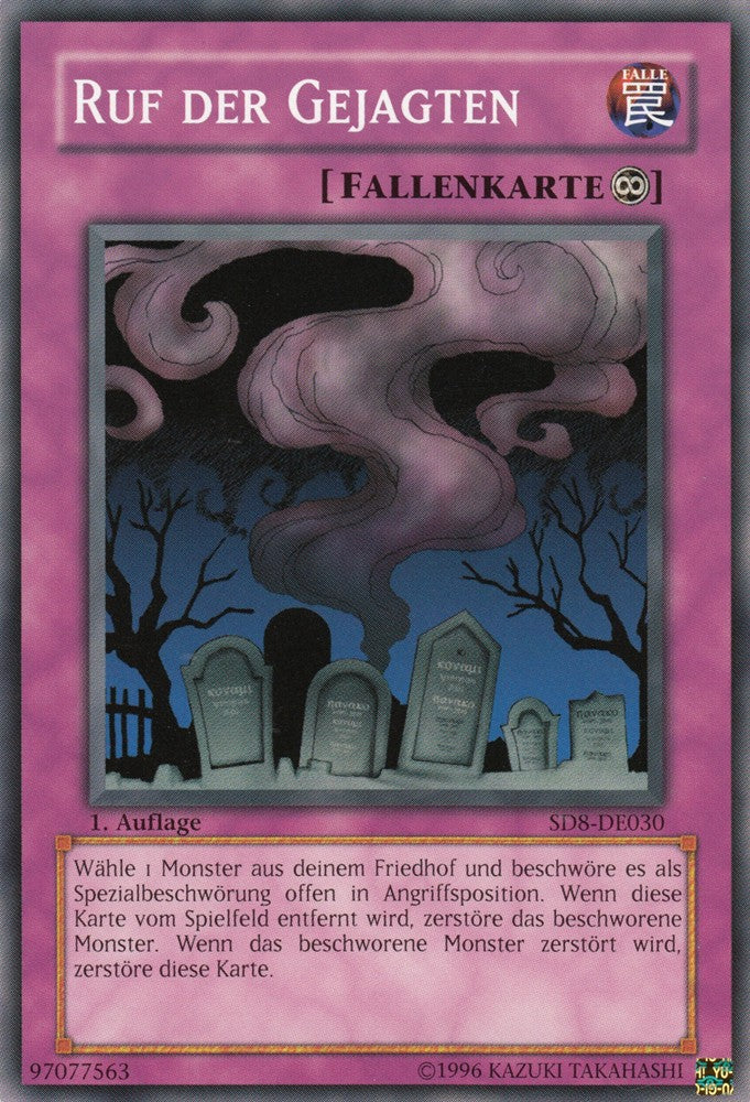 Ruf der Gejagten - SD8-DE030 - Common - Deutsch - 1. Auflage - Structure Deck: Lord of the Storm - Yugioh