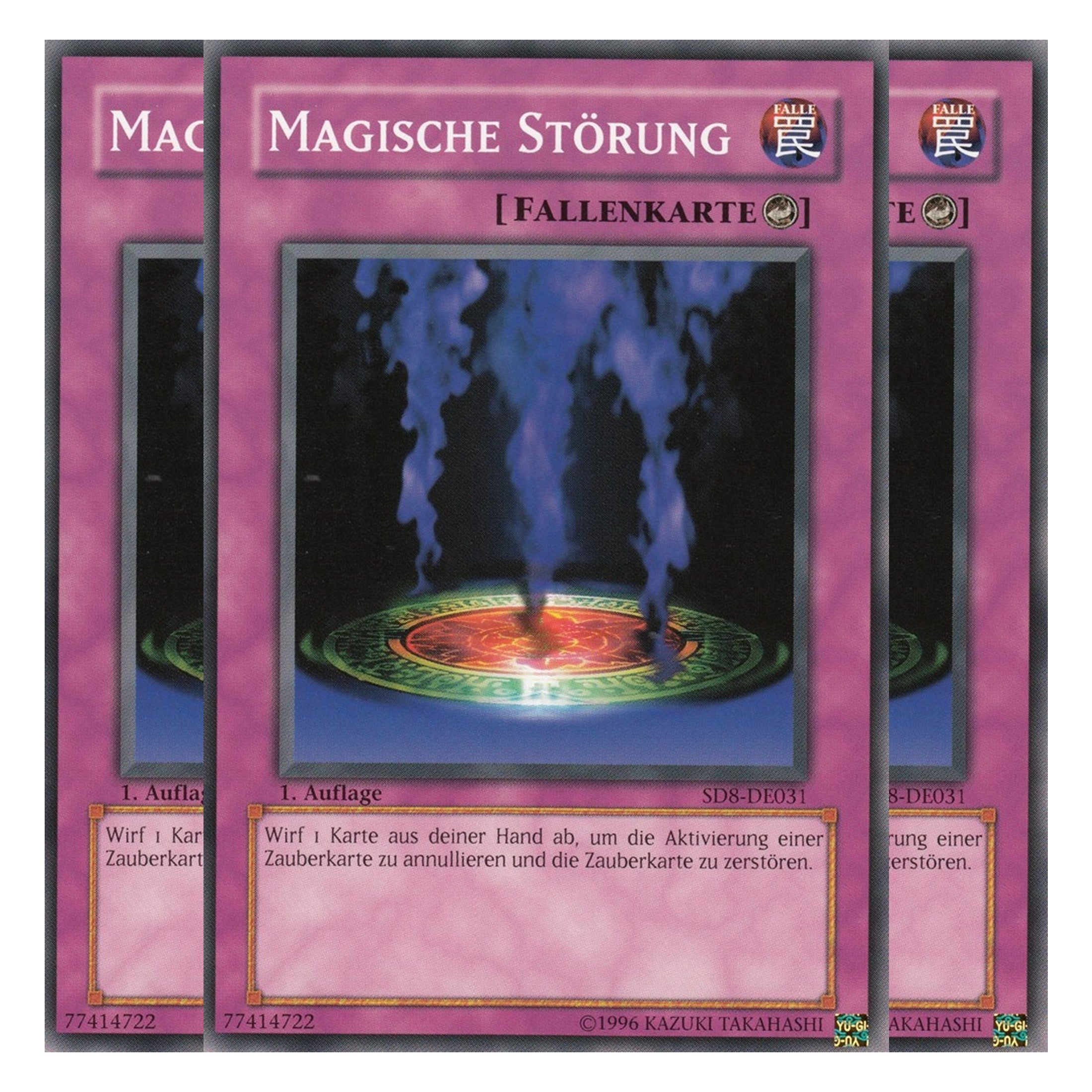 Magische Störung - SD8-DE031 - Common - Deutsch - 1. Auflage - Structure Deck: Lord of the Storm - Playset (3 Kopien)