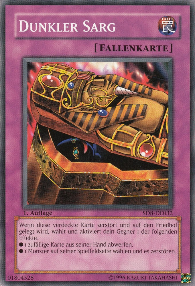 Dunkler Sarg - SD8-DE032 - Common - Deutsch - 1. Auflage - Structure Deck: Lord of the Storm - Yugioh