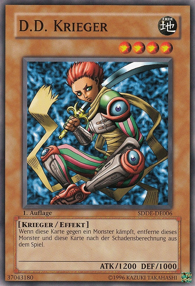 D.D. Krieger - SDDE-DE006 - Common - Deutsch - 1. Auflage - Structure Deck: The Dark Emperor - Yugioh