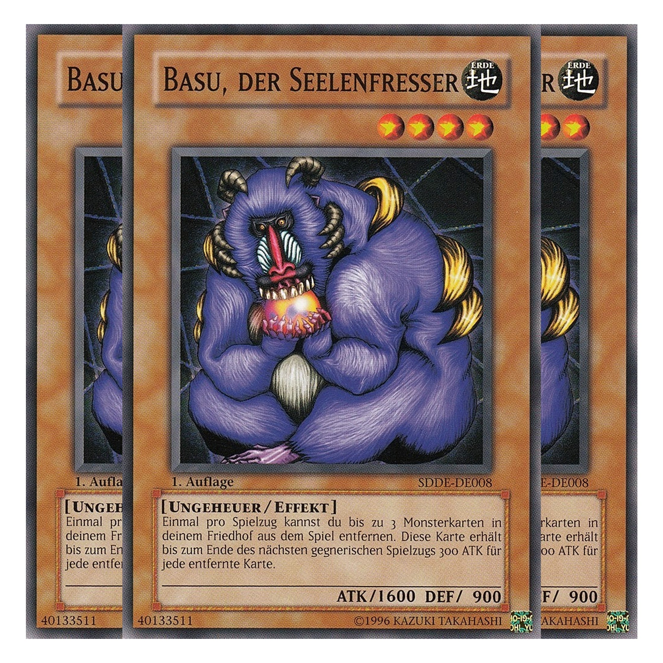 Basu, der Seelenfresser - SDDE-DE008 - Common - Deutsch - 1. Auflage - Structure Deck: The Dark Emperor - Playset (3 Kopien)