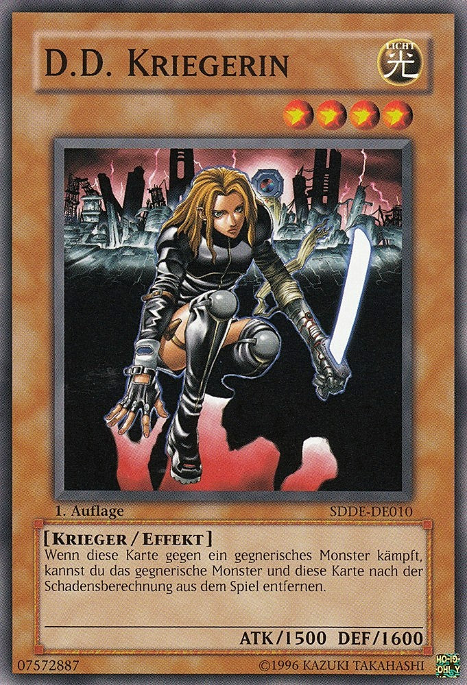 D.D. Kriegerin - SDDE-DE010 - Common - Deutsch - 1. Auflage - Structure Deck: The Dark Emperor - Yugioh