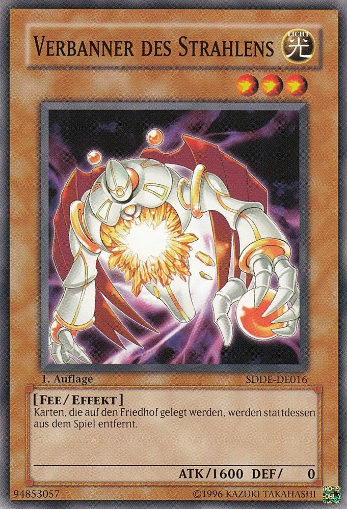 Verbanner des Strahlens - SDDE-DE016 - Common - Deutsch - 1. Auflage - Structure Deck: The Dark Emperor - Yugioh