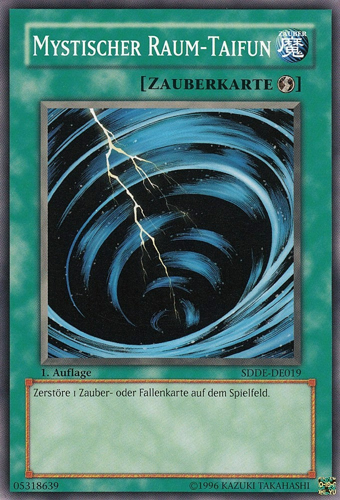 Mystischer Raum-Taifun - SDDE-DE019 - Common - Deutsch - 1. Auflage - Structure Deck: The Dark Emperor - Yugioh
