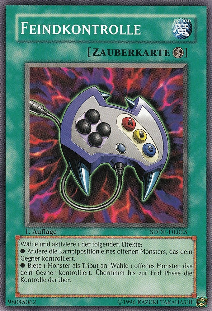 Feindkontrolle - SDDE-DE025 - Common - Deutsch - 1. Auflage - Structure Deck: The Dark Emperor - Yugioh