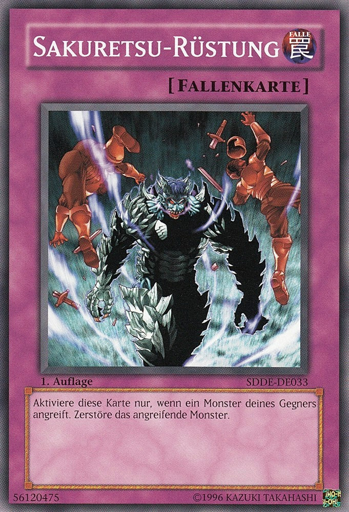 Sakuretsu-Rüstung - SDDE-DE033 - Common - Deutsch - 1. Auflage - Structure Deck: The Dark Emperor - Yugioh