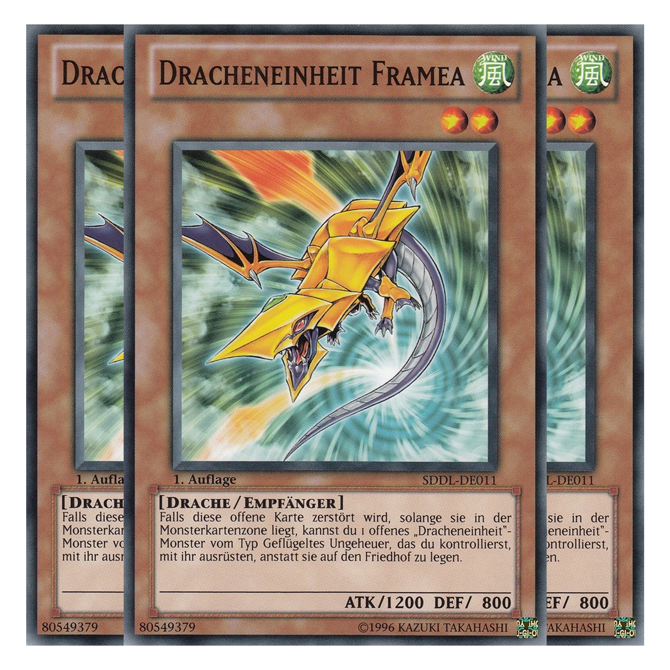 Dracheneinheit Framera - SDDL-DE011 - Common - Deutsch - 1. Auflage - Structure Deck: Dragunity Legion - Playset (3 Kopien)