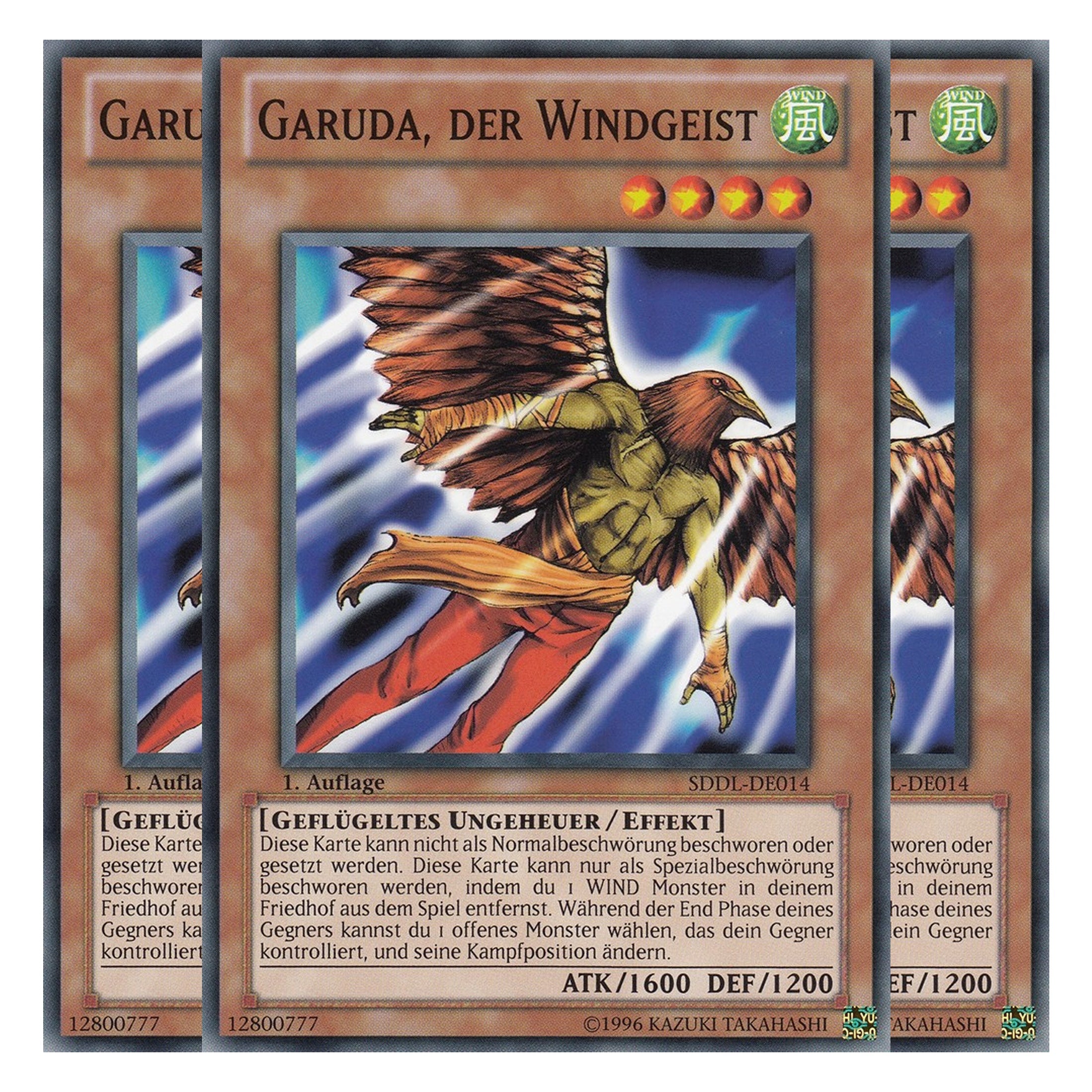 Garuda, der Windgeist - SDDL-DE014 - Common - Deutsch - 1. Auflage - Structure Deck: Dragunity Legion - Playset (3 Kopien)