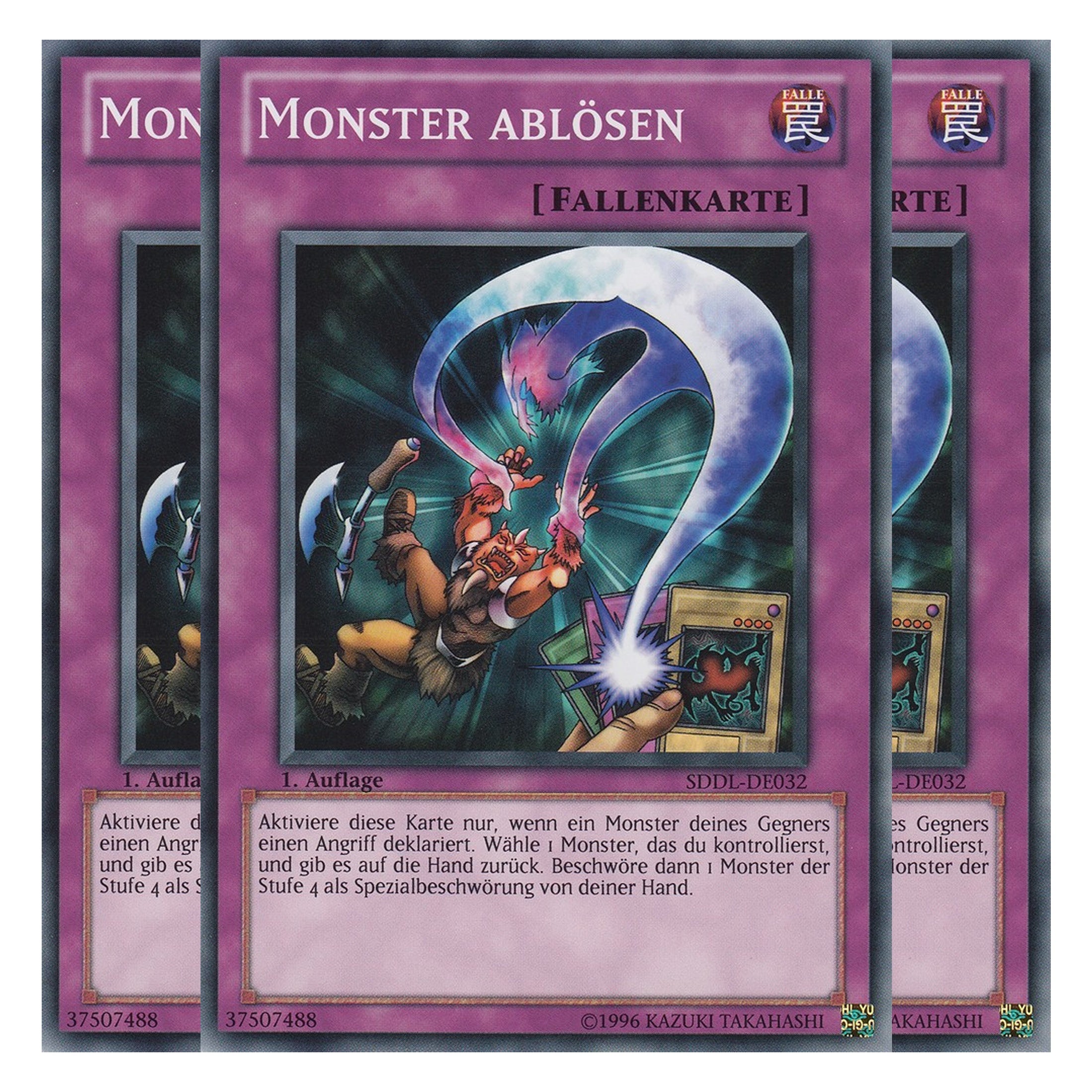 Monster Ablösen - SDDL-DE032 - Common - Deutsch - 1. Auflage - Structure Deck: Dragunity Legion - Playset (3 Kopien)