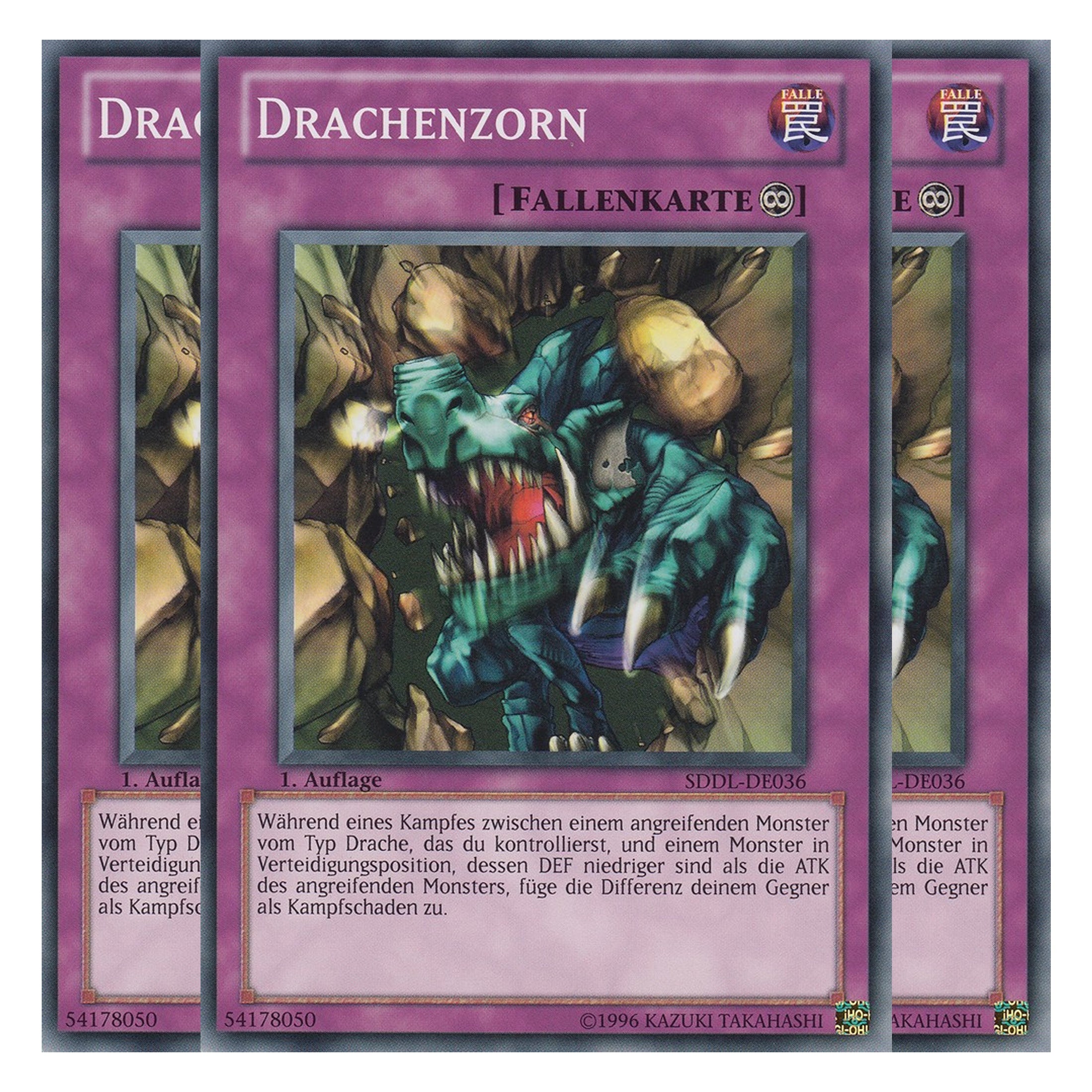 Drachenzorn - SDDL-DE036 - Common - Deutsch - 1. Auflage - Structure Deck: Dragunity Legion - Playset (3 Kopien)