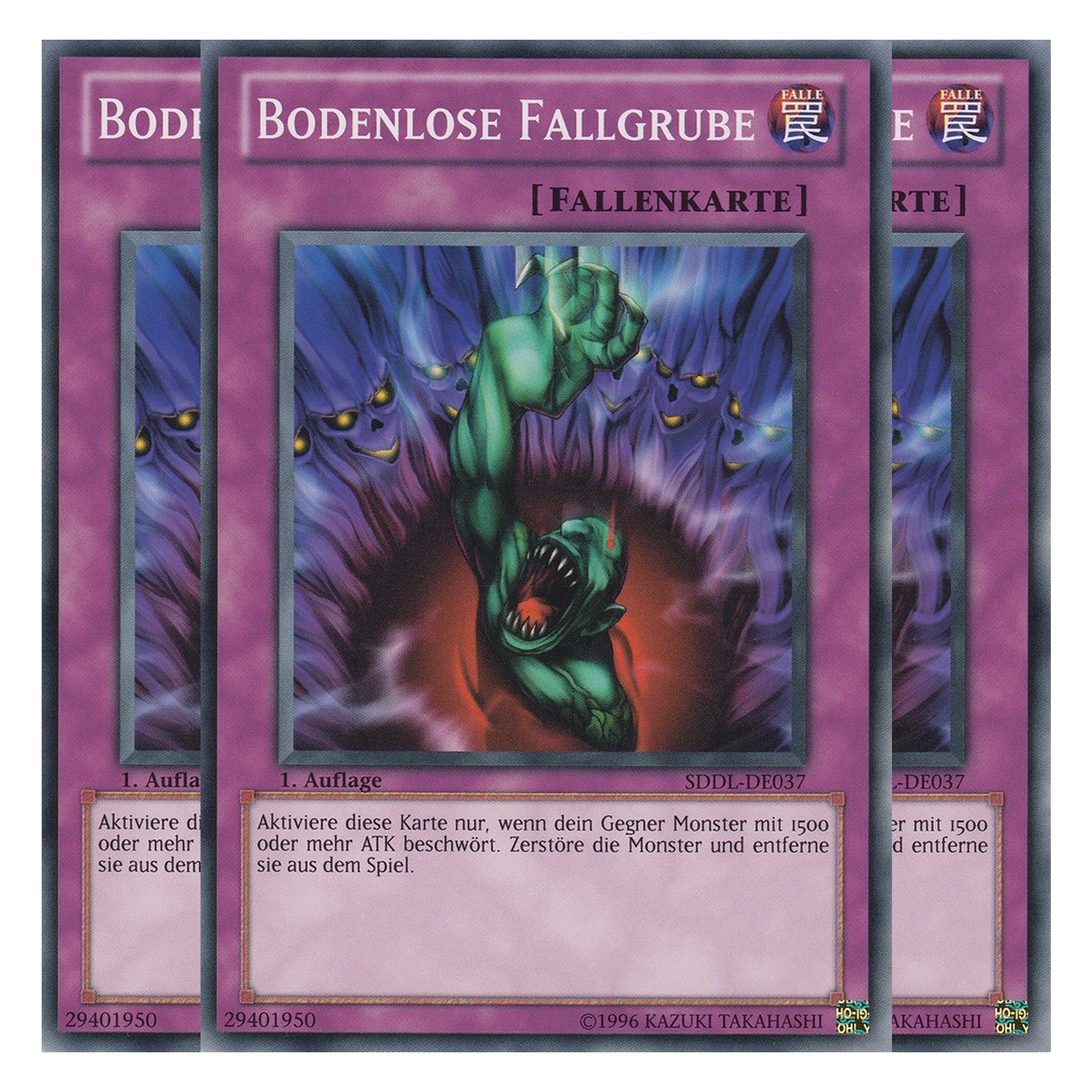 Bodenlose Fallgrube - SDDL-DE037 - Common - Deutsch - 1. Auflage - Structure Deck: Dragunity Legion - Playset (3 Kopien)
