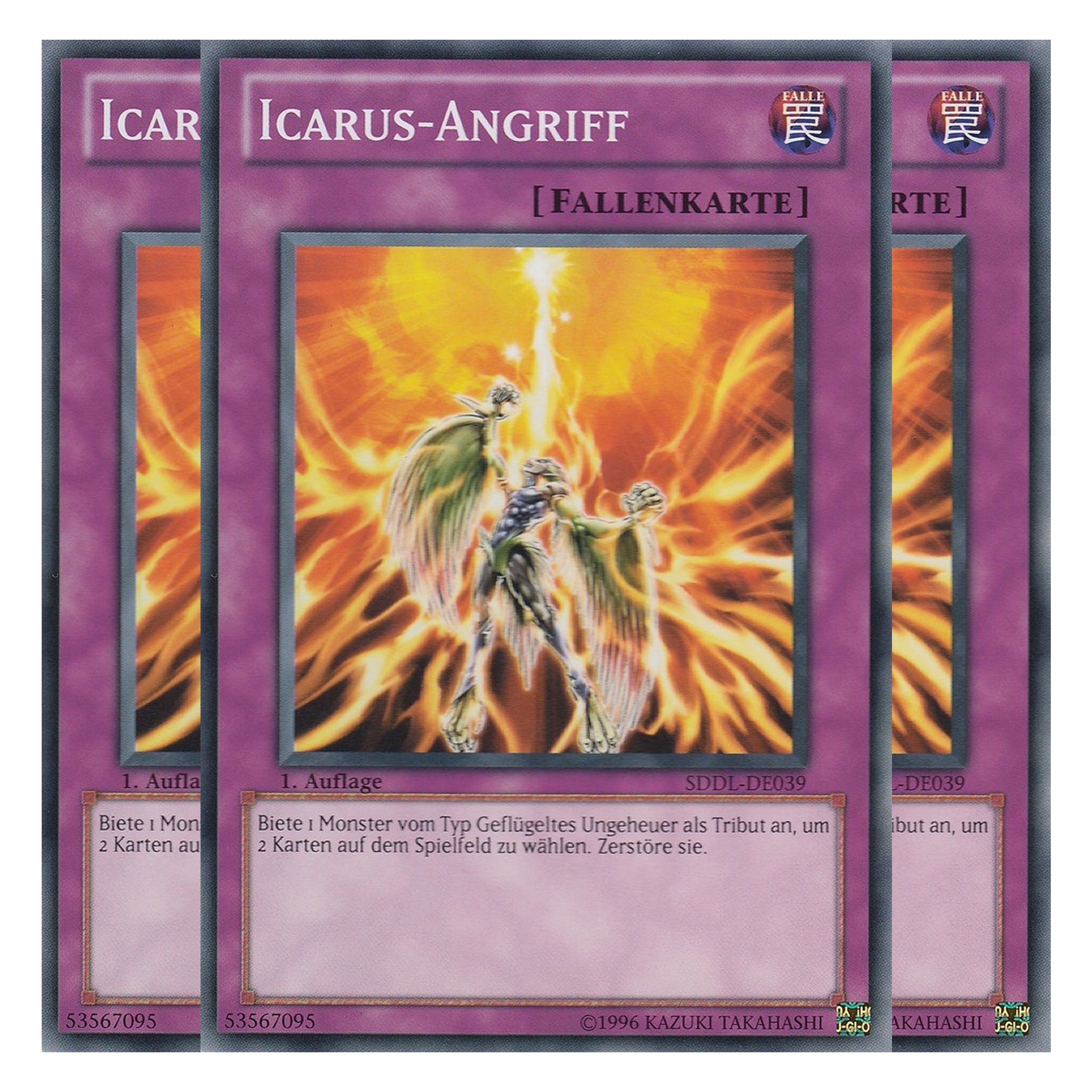 Icarus-Angriff - SDDL-DE039 - Common - Deutsch - 1. Auflage - Structure Deck: Dragunity Legion - Playset (3 Kopien)