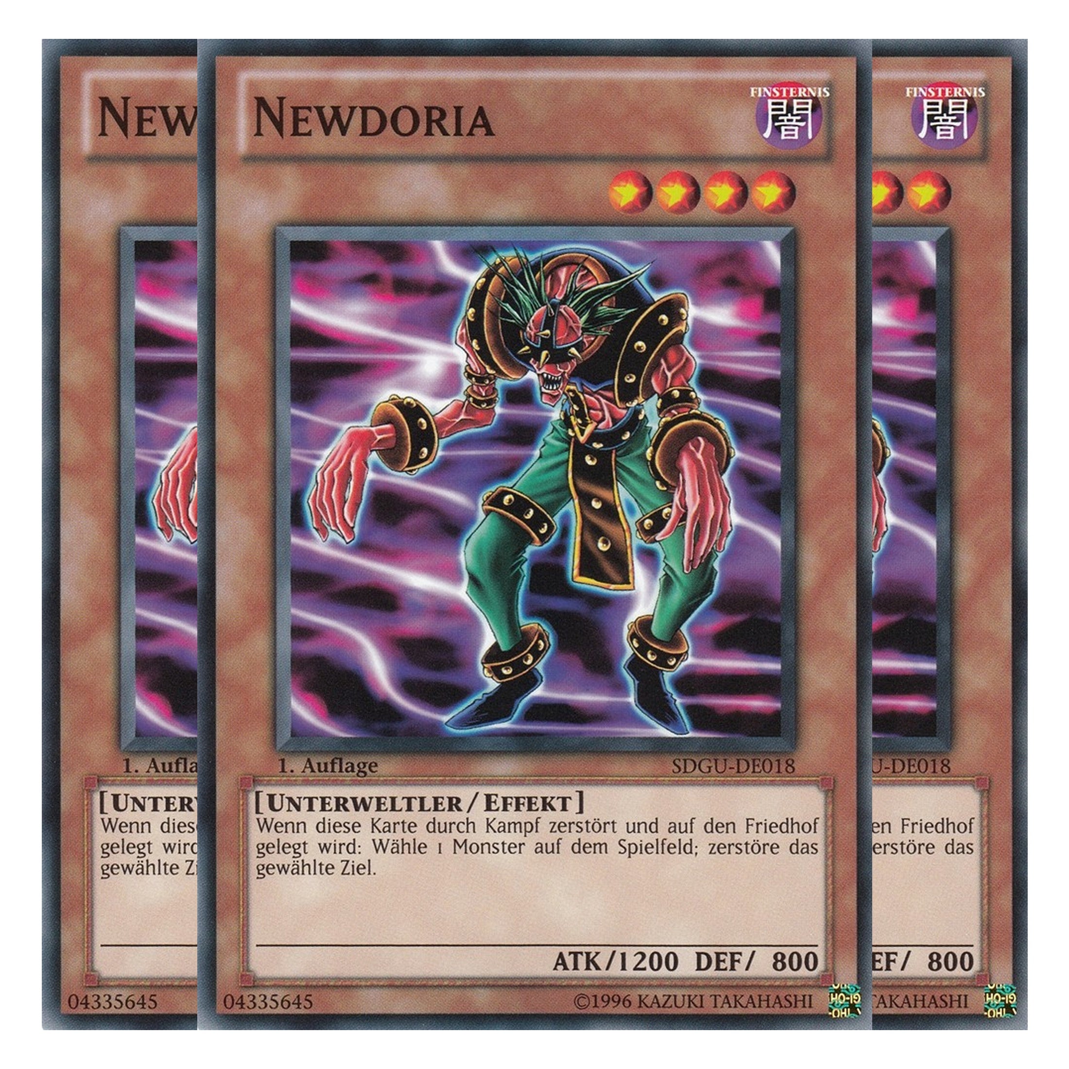 Newdoria - SDGU-DE018 - Common - Deutsch - 1. Auflage - Structure Deck: Gates of the Underworld - Playset (3 Kopien)