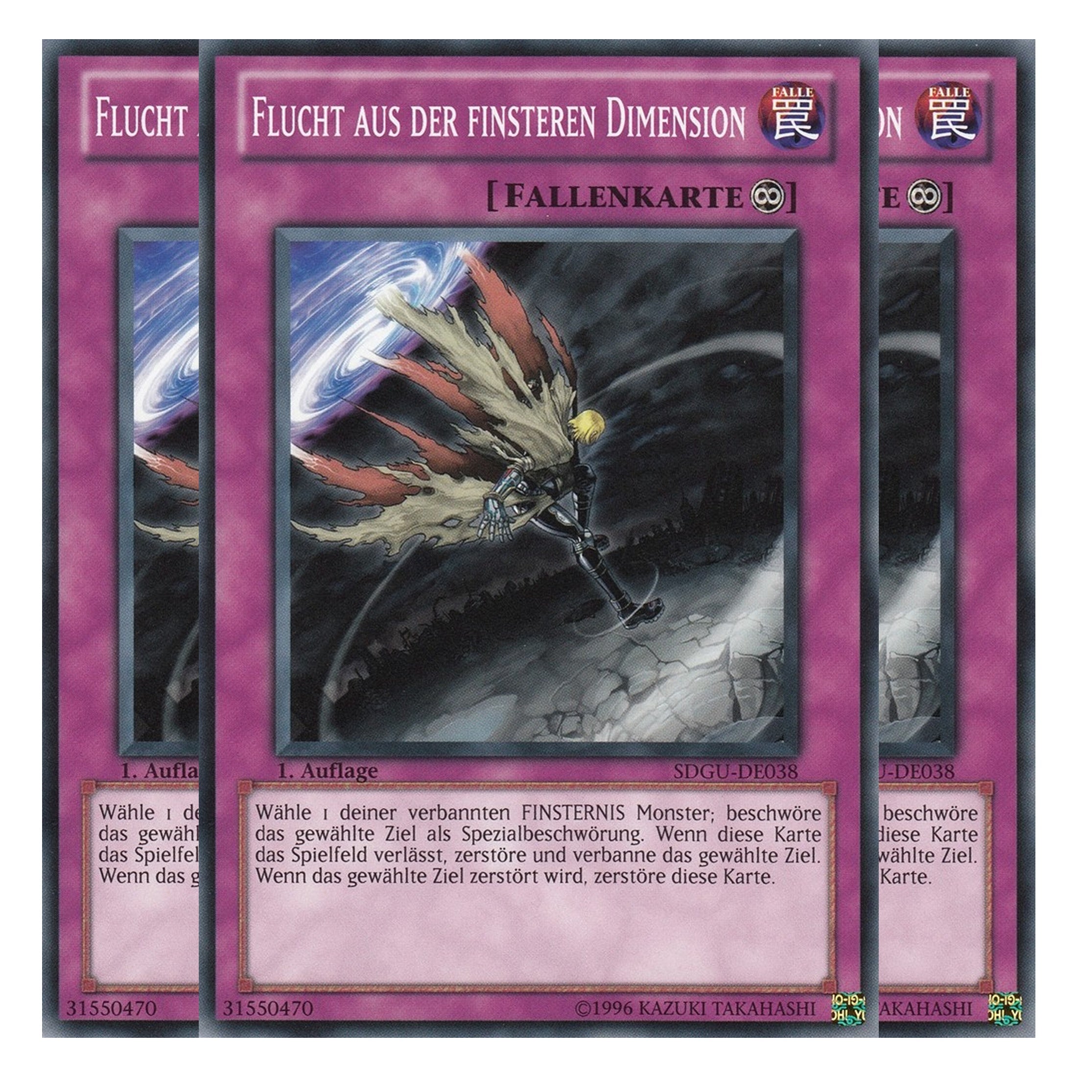 Flucht aus der Finsteren Dimension - SDGU-DE038 - Common - Deutsch - 1. Auflage - Structure Deck: Gates of the Underworld - Playset (3 Kopien)