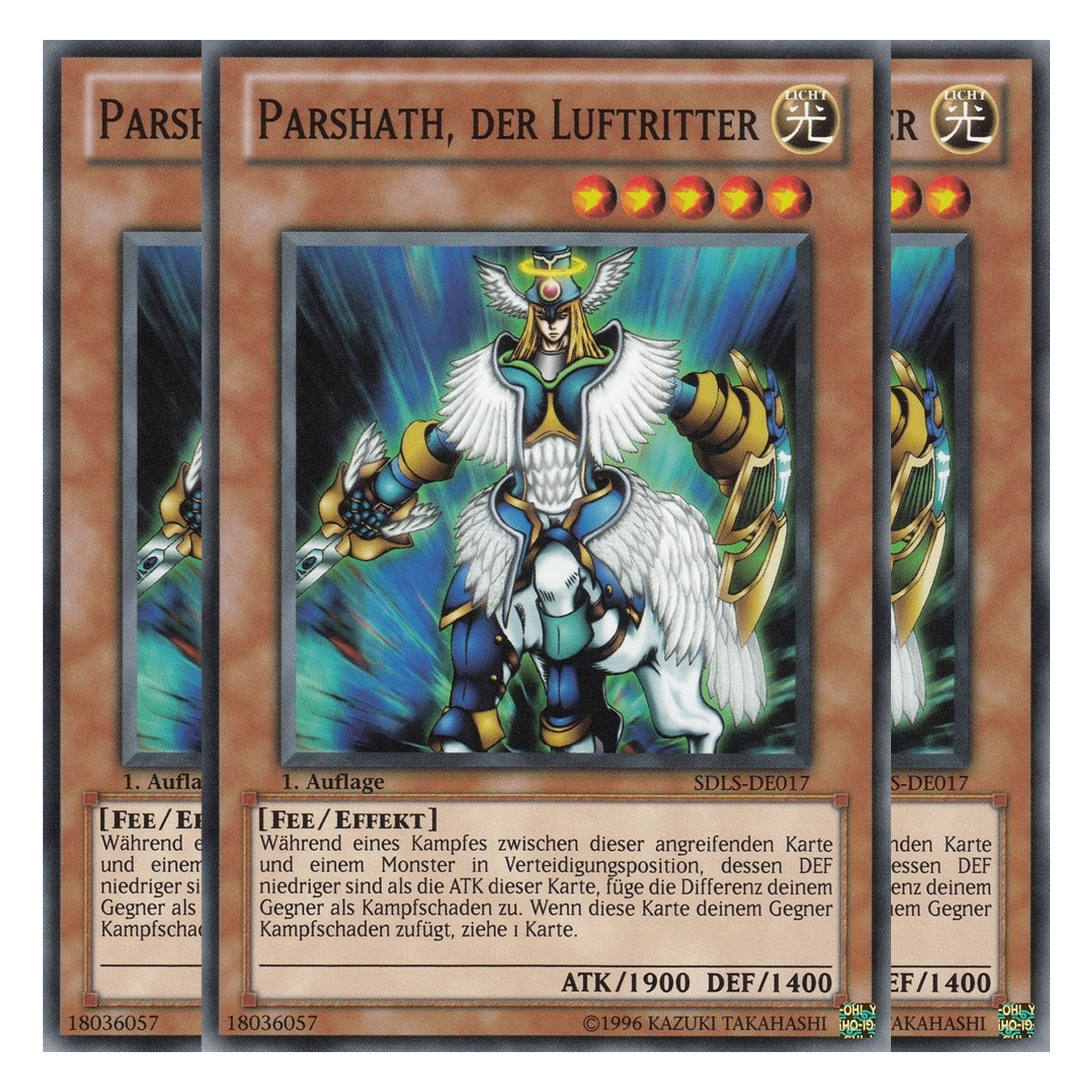 Parshath, der Luftritter - SDLS-DE017 - Common - Deutsch - 1. Auflage - Structure Deck: Lost Sanctuary - Playset (3 Kopien)