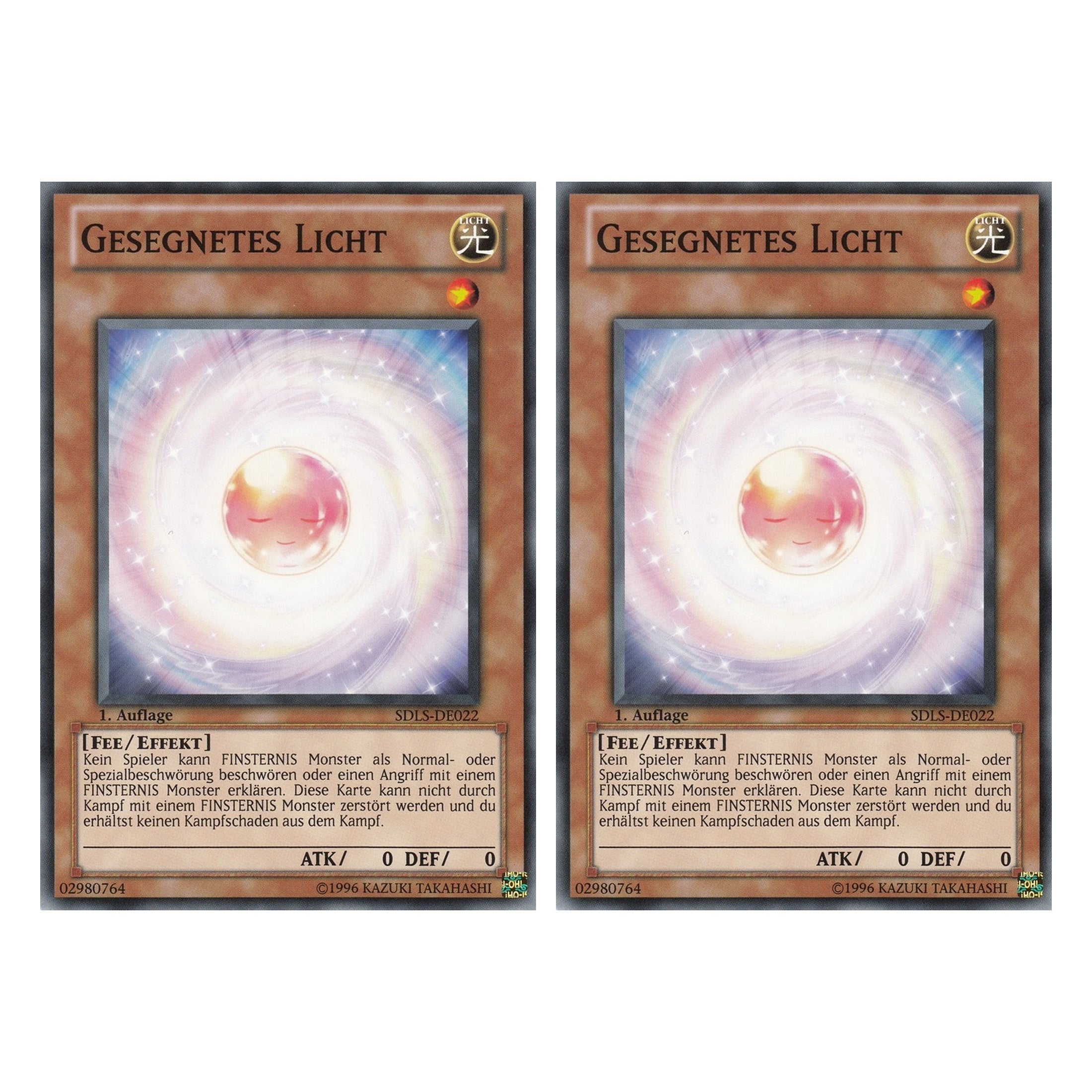 Gesegnetes Licht - SDLS-DE022 - Common - Deutsch - 1. Auflage - Structure Deck: Lost Sanctuary - Duo Set (2 Stück) - Yugioh