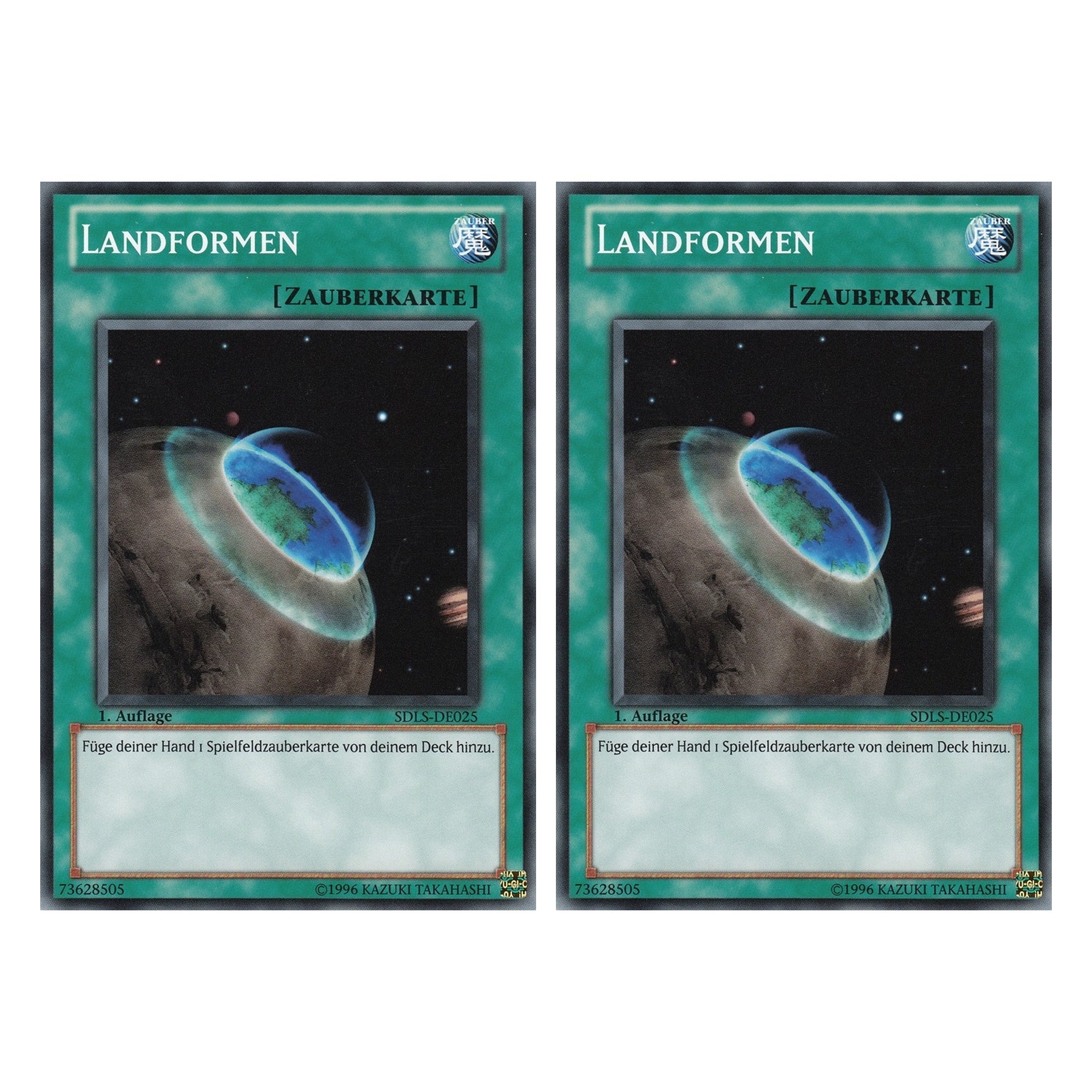 Landformen - SDLS-DE025 - Common - Deutsch - 1. Auflage - Structure Deck: Lost Sanctuary - Duo Set (2 Stück) - Yugioh