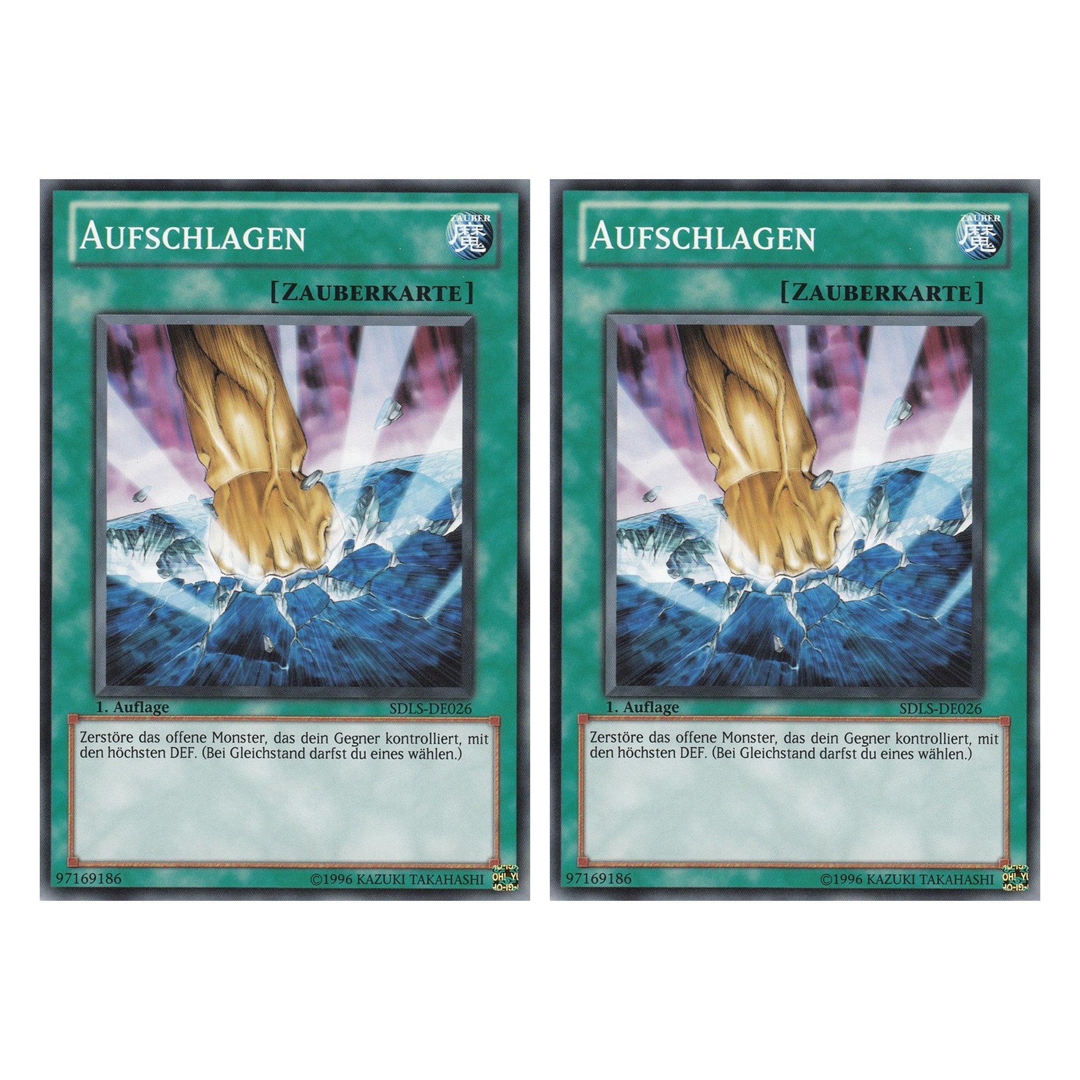 Aufschlagen - SDLS-DE026 - Common - Deutsch - 1. Auflage - Structure Deck: Lost Sanctuary - Duo Set (2 Stück) - Yugioh